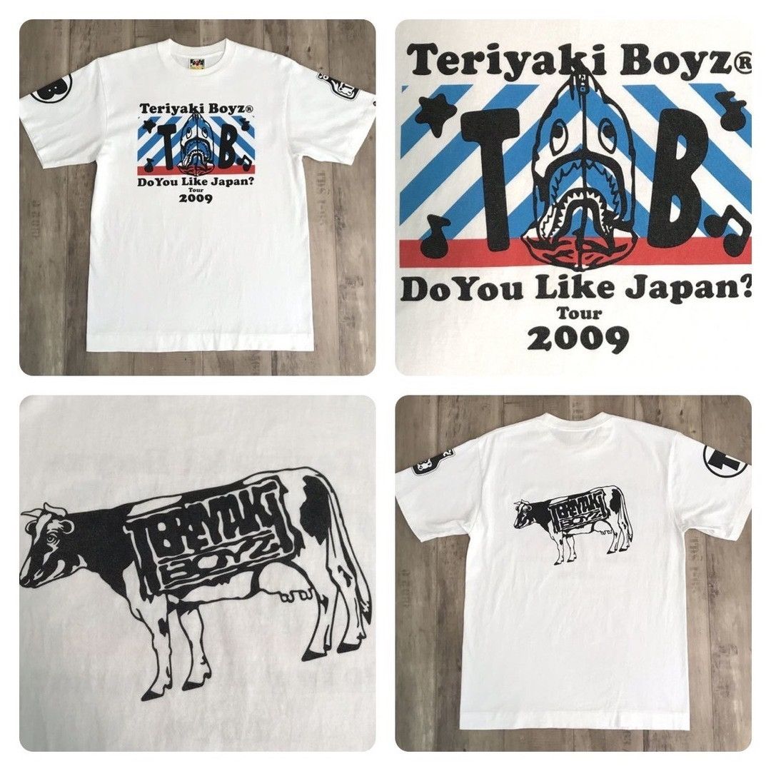 Bape 2007 Bape Teriyaki Boyz Tee White Large Nigo Milo Bathing TB