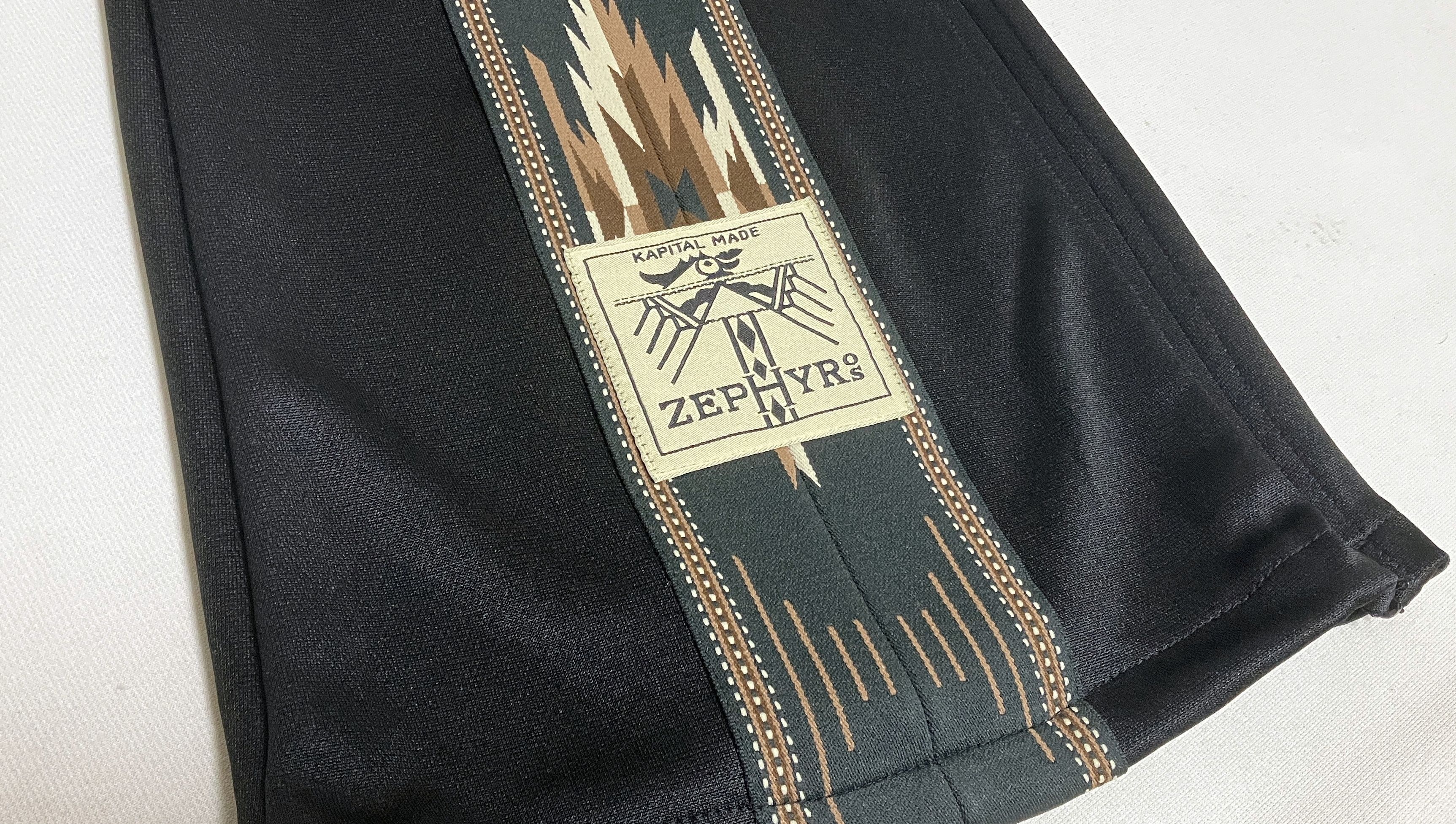 Kapital KAPITAL smooth jersey KOCHI & ZEPHYR track pants new black Size US 34 / EU 50 - 14 Thumbnail