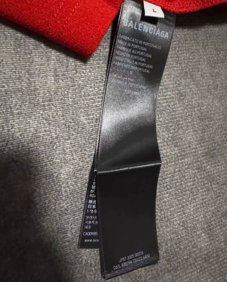 Balenciaga Balenciaga Double Ring Rugby Jersey Number 25 Short Sleeve Size US S / EU 44-46 / 1 - 4 Thumbnail