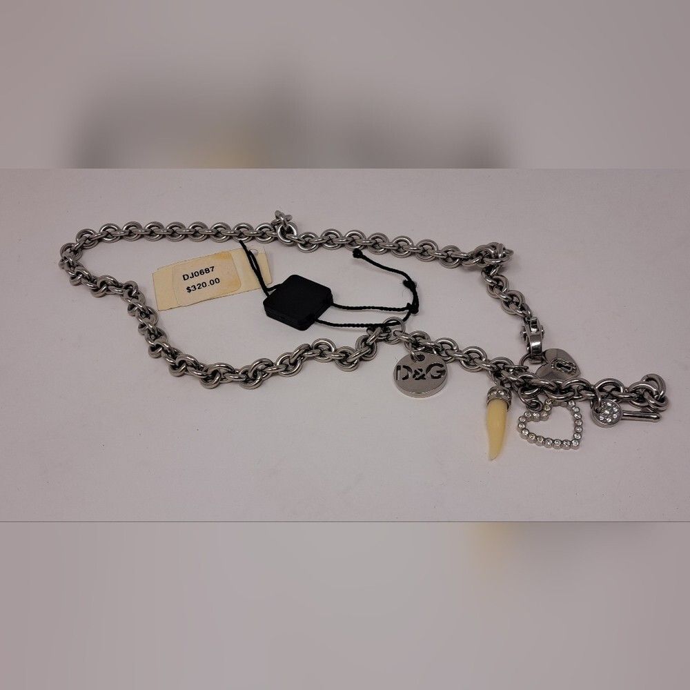 Dolce & Gabbana NWT Dolce & Gabbana D&G Jewels Necklace Jewelry Stainless S Size ONE SIZE - 9 Thumbnail