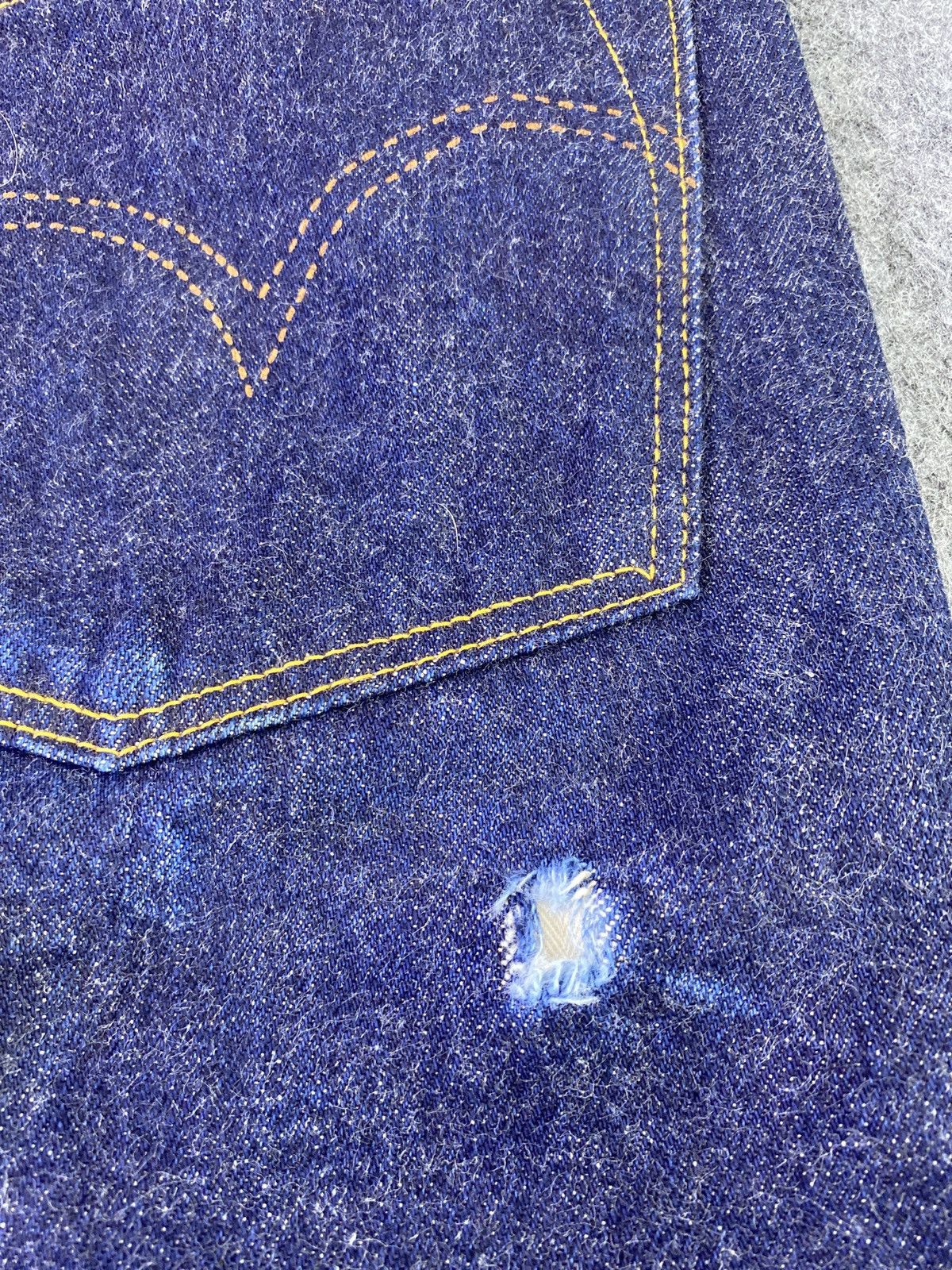 Jean × Levi's × Vintage VINTAGE LEVIS s501xx Big ‘E’ REDLINE BLUE JEANS-J889 Size US 29 - 15 Thumbnail