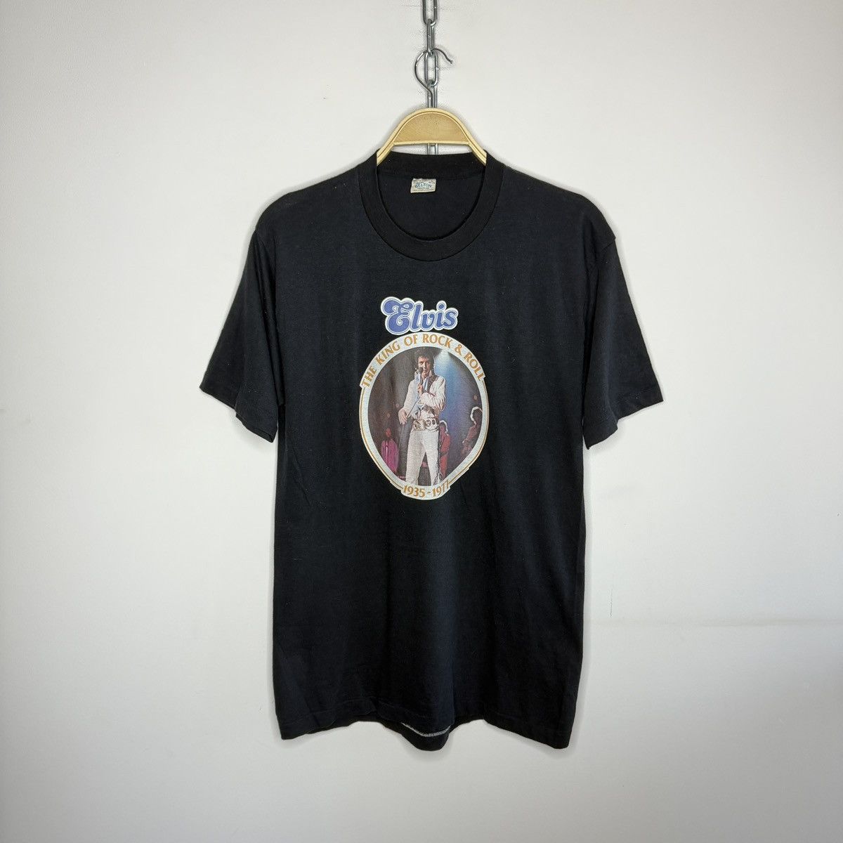 Band Tees Vintage 80s Elvis Presley Graphic Tee Size US M / EU 48-50 / 2 - 1 Thumbnail