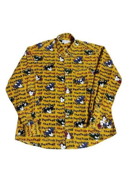 Jean Charles De Castelbajac Jean Charles De Castlebajac Pink Panther Print Shirt Size US XL / EU 56 / 4 - 1 Thumbnail