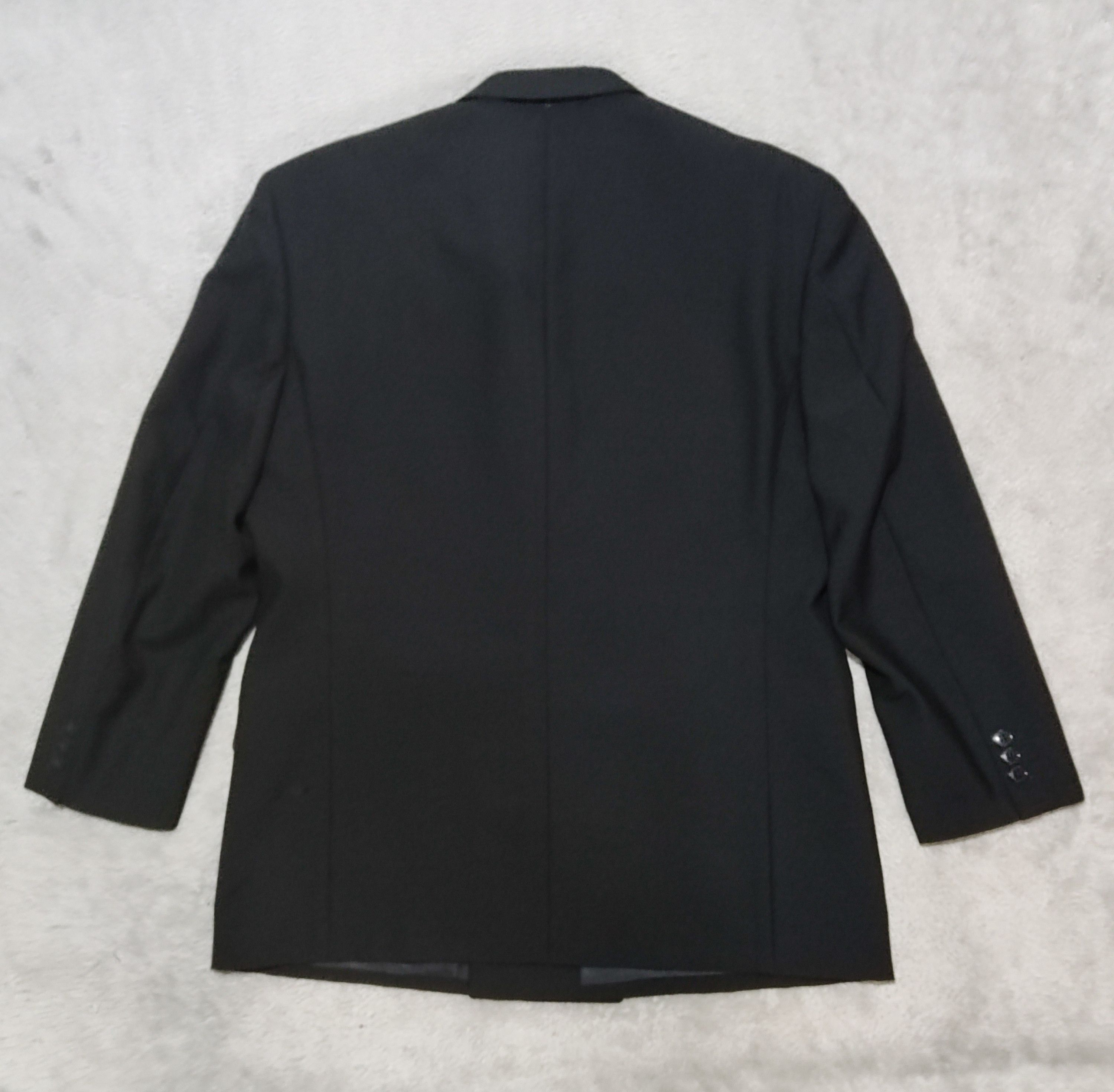Pierre Cardin Vintage Pierre Cardin JDM Double Breasted Wool Blazer Black Size 44S - 2 Thumbnail