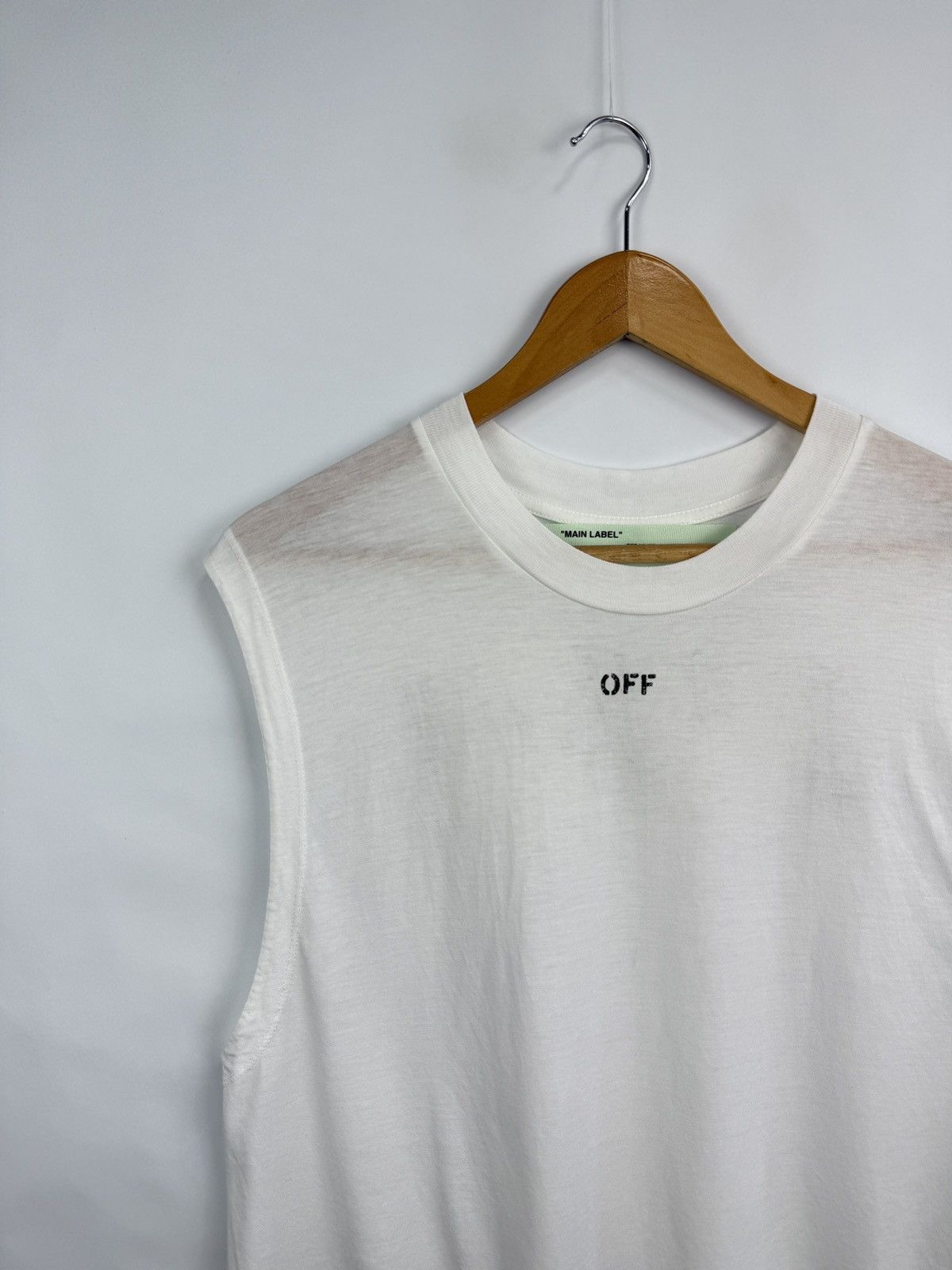 Off-White 🇺🇸 Off-White Woman Basic Tank Top Size S / US 4 / IT 40 - 5 Thumbnail