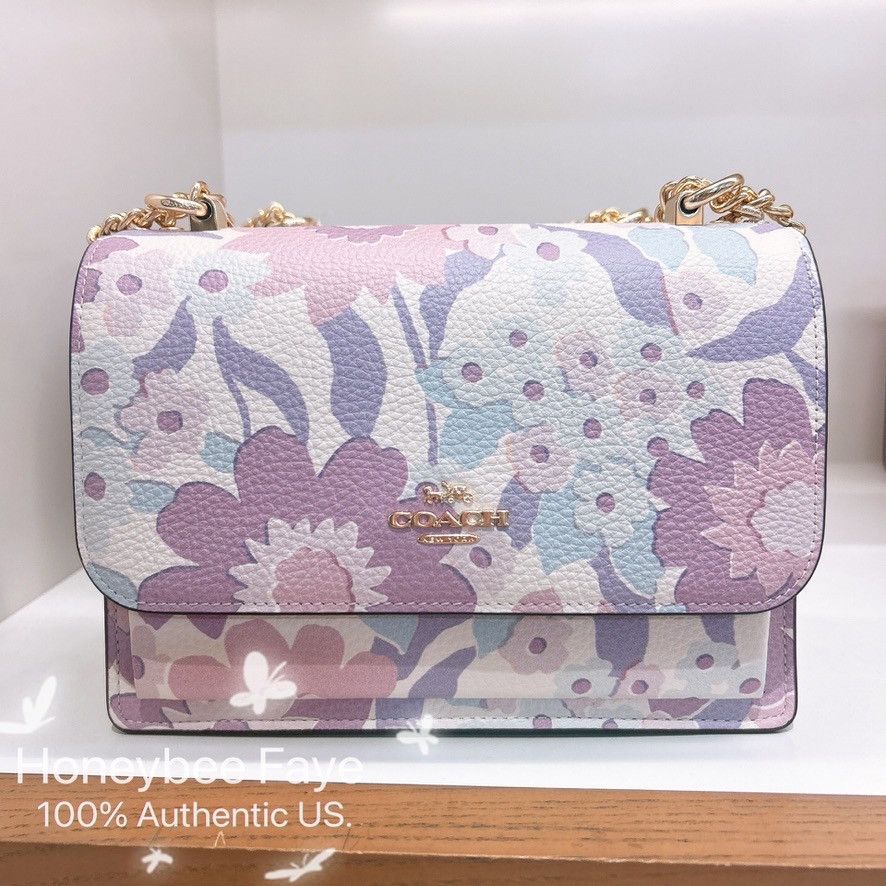 【Coach 】Klare クロスボディFLORAL PRINT CBM06 Coach Klare Crossbody In Signature Canvas With Floral Print
