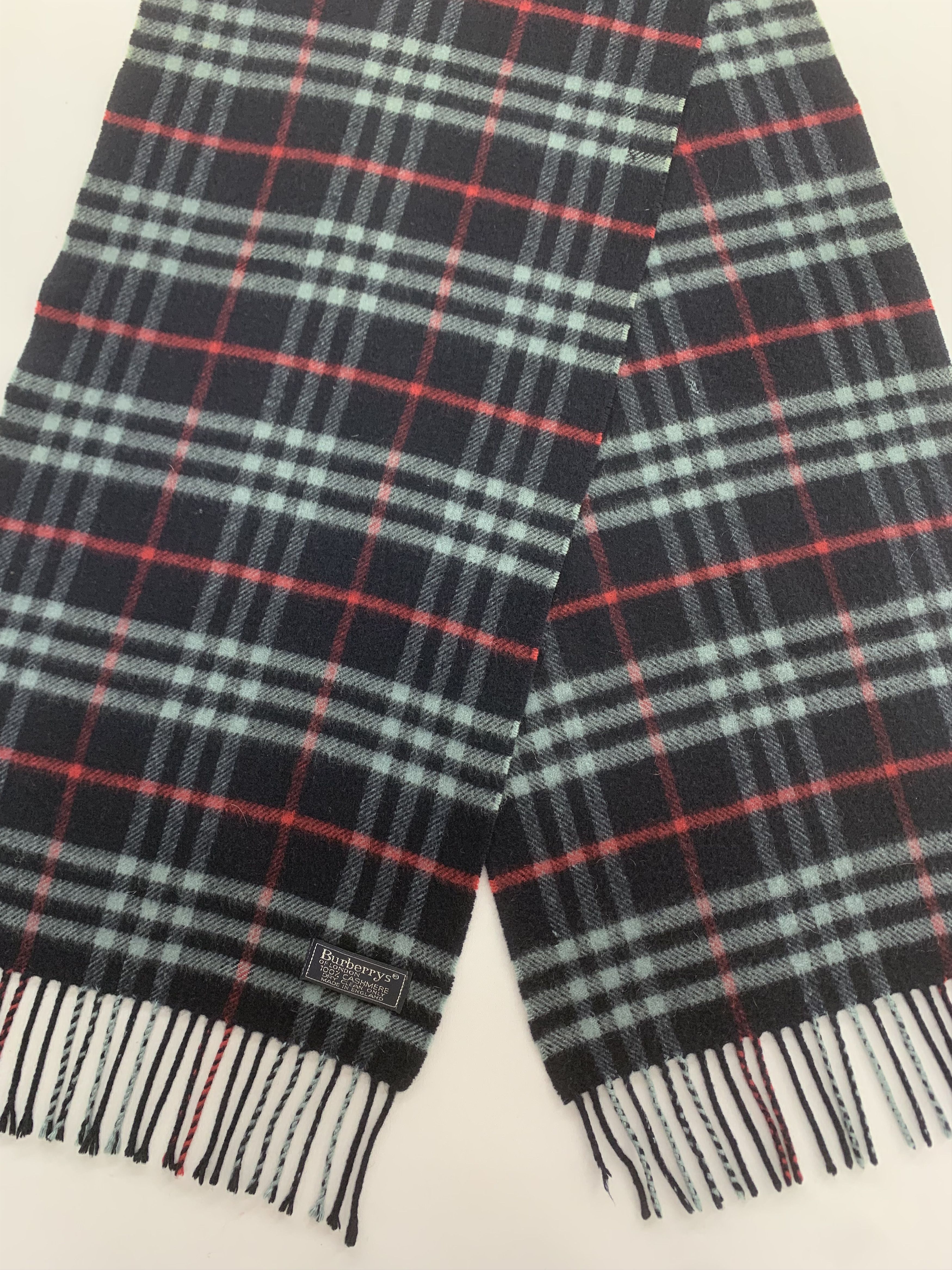 Burberry Vintage Burberrys Scarf Cashmere Muffler Neck Wrap BL3132 Size ONE SIZE - 4 Thumbnail