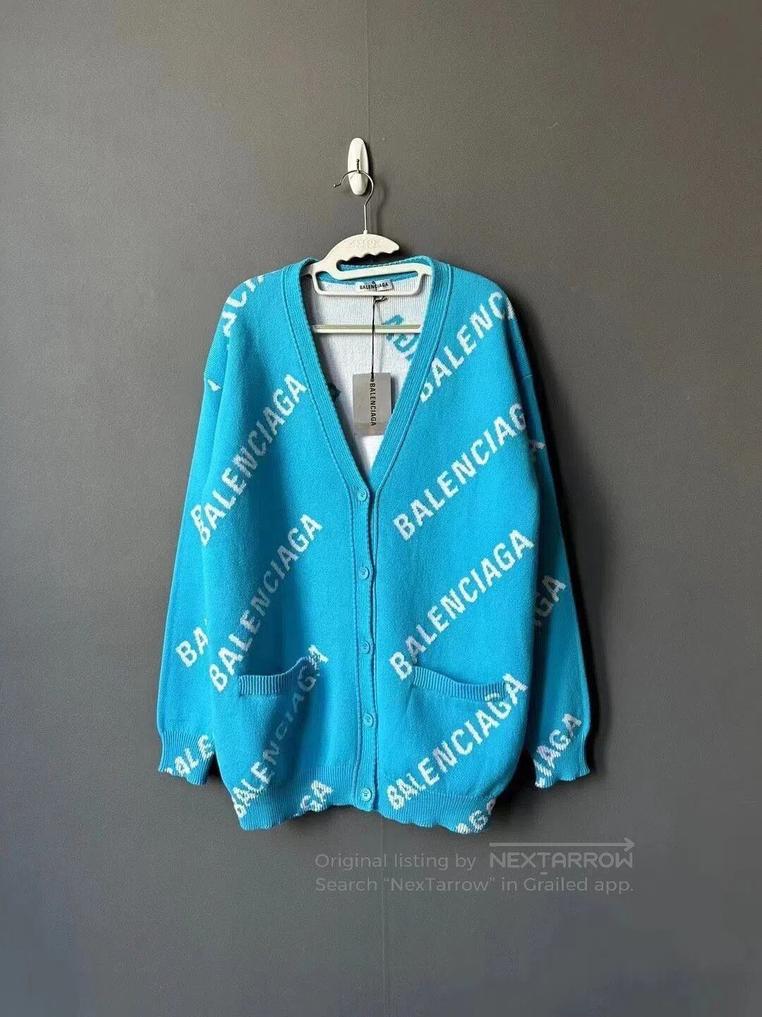 Balenciaga Balenciaga Barrage print cardigan| Size S / US 4 / IT 40 - 1 Thumbnail