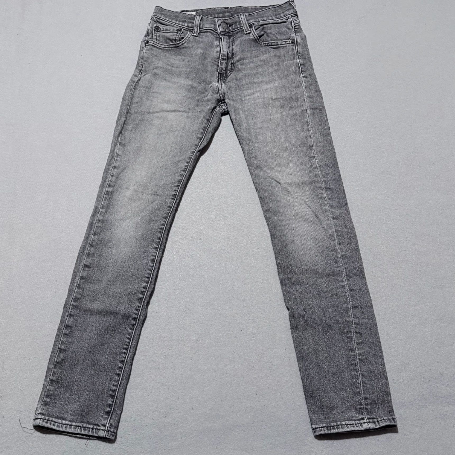 Levi's Levi's 519 Jeans Men Gray Distressed Slim Fit 30X30 Denim Premium Skinny - Jeans Size US 30 / EU 46 - 2 Thumbnail