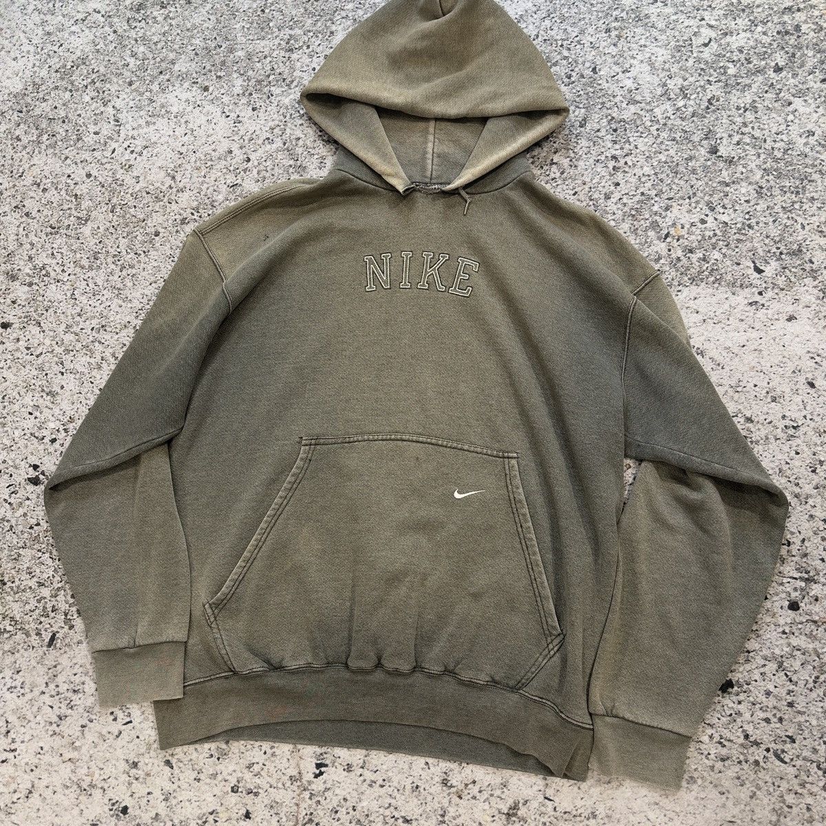 Nike Thrashed Faded Distressed Nike Hoodie ERD Grunge Chrome Size US L / EU 52-54 / 3 - 4 Thumbnail