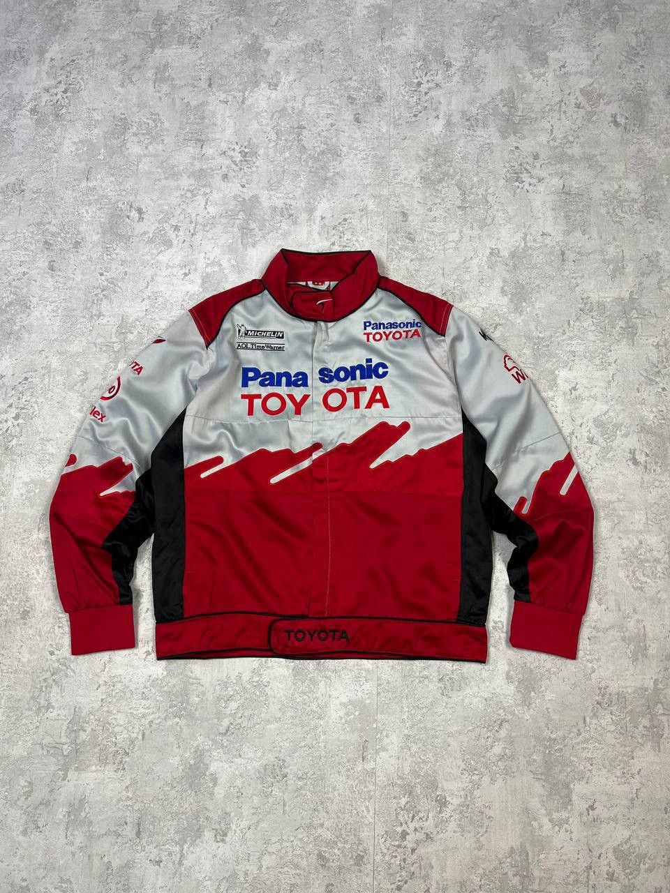 Vintage Vintage Toyota Panasonic Red Racing Jacket Size US M / EU 48-50 / 2 - 1 Thumbnail