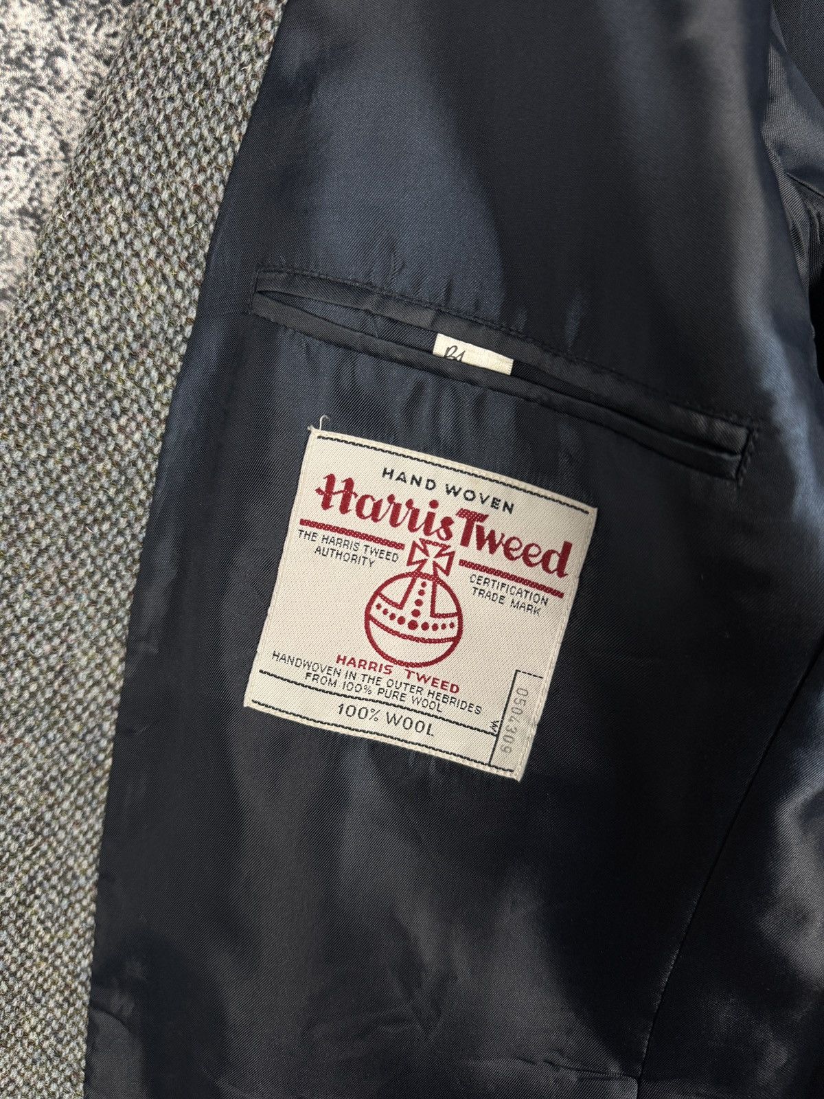Harris Tweed Men’s Harris Tweed Bhs Menswear Wool Blazer Size 42S Size 42S - 6 Thumbnail