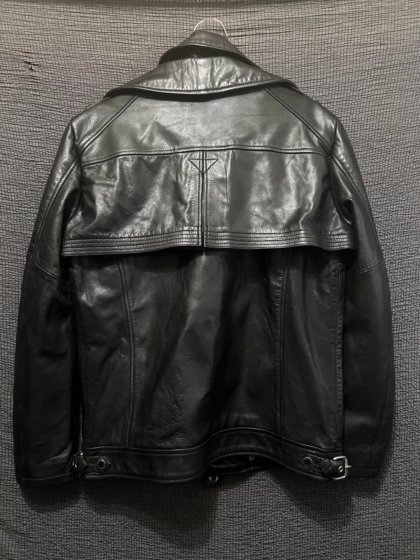 Karl Lagerfeld Karl Lagerfeld Rare Detachable Sleeve Moto Leather Jacket M Size US M / EU 48-50 / 2 - 3 Thumbnail