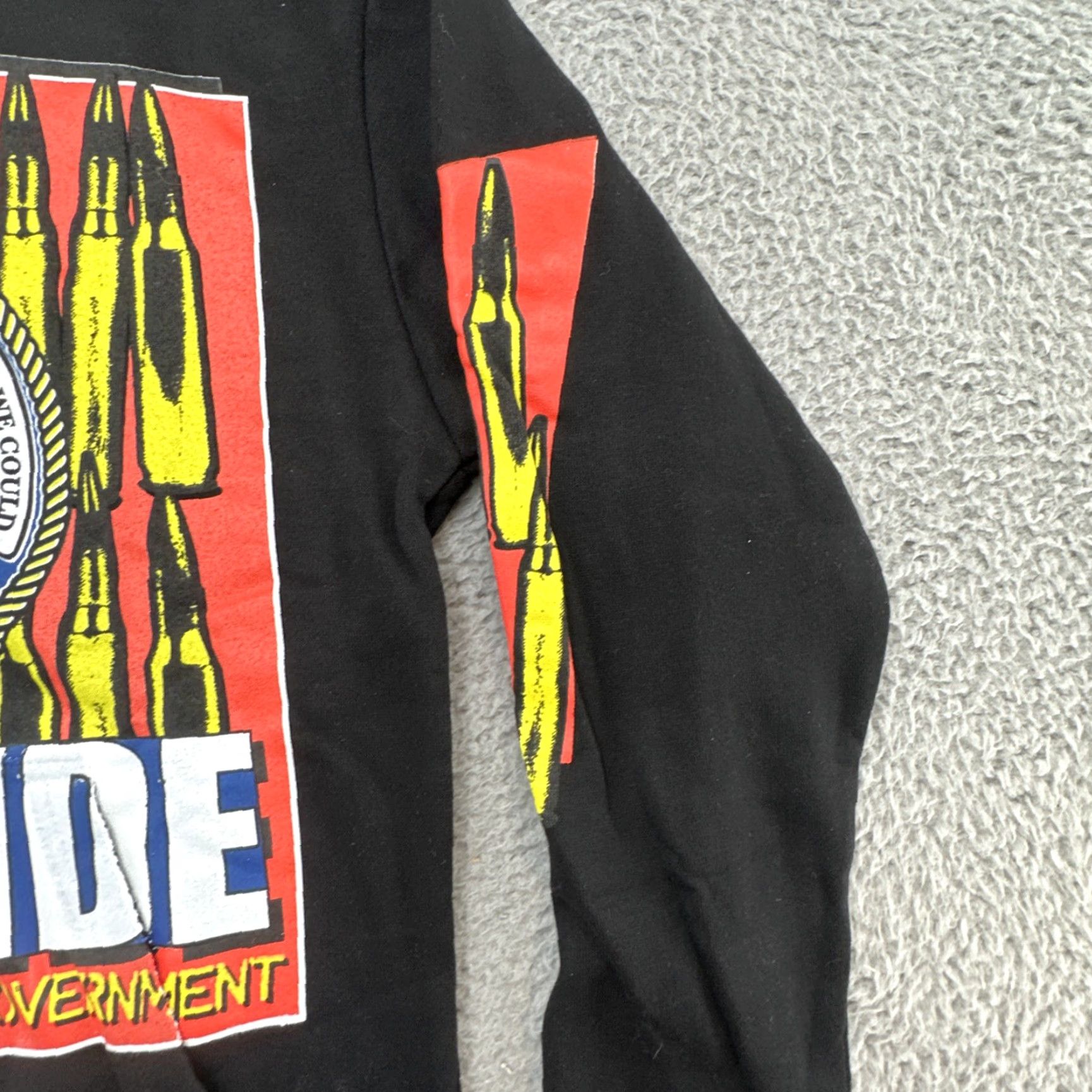Vintage Property Of Ice Cold Records Hoodie Mens Black S Cotton Fleece Graphic Print Pullover 90s? Genocide Government Sponsored Rare Size US S / EU 44-46 / 1 - 5 Thumbnail