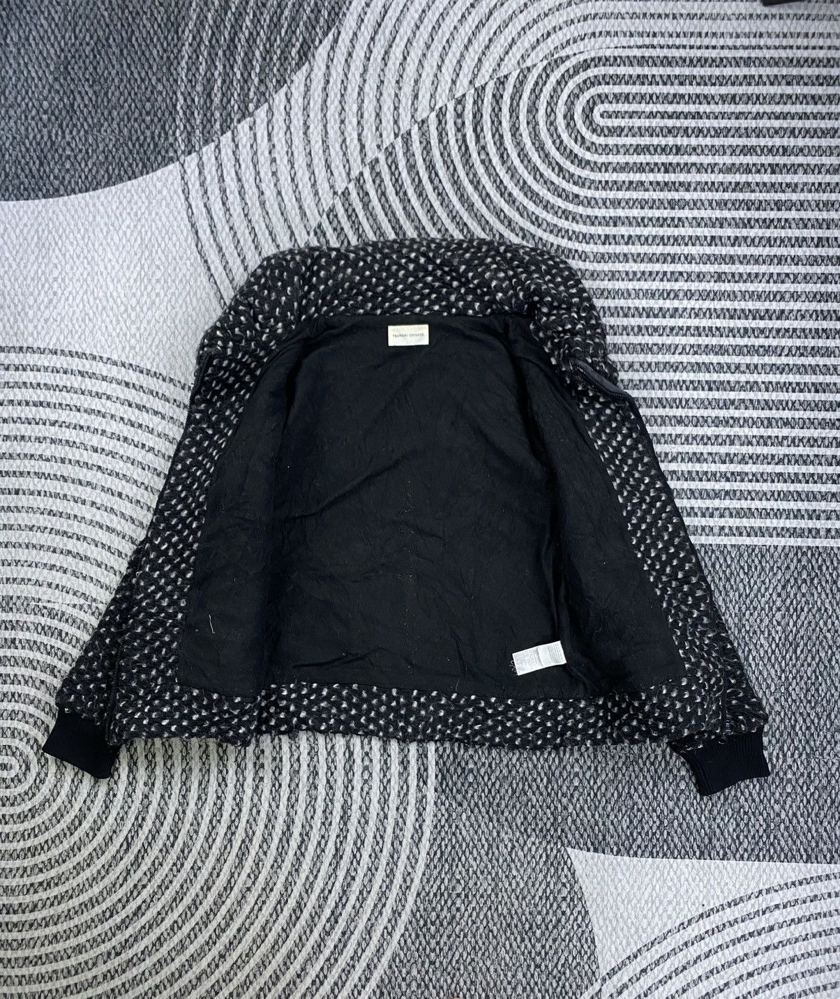 Tsumori Chisato Vtg Tsumori Chisato Issey Miyake Plaid Knit Zipper Jacket Size M / US 6-8 / IT 42-44 - 5 Thumbnail