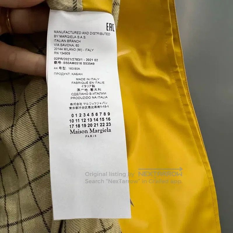 Maison Margiela Maison Margiela Spring Autumn Yellow Cotton Jacket . Size XXS / US 00 / IT 34 - 4 Thumbnail