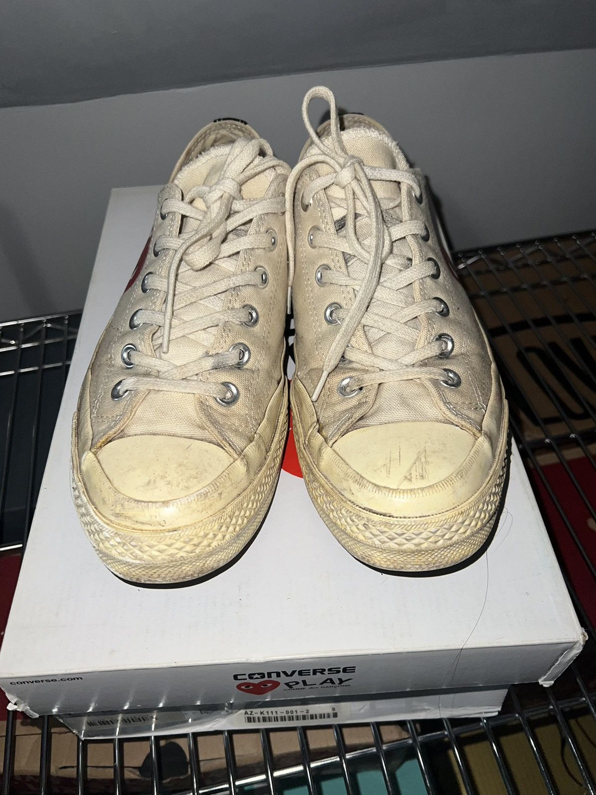 CDG by Comme des Garcons × Comme des Garcons PLAY × Converse Converse x PLAY Comme des Garçons Chuck 70 Size US 8 / EU 41 - 4 Thumbnail