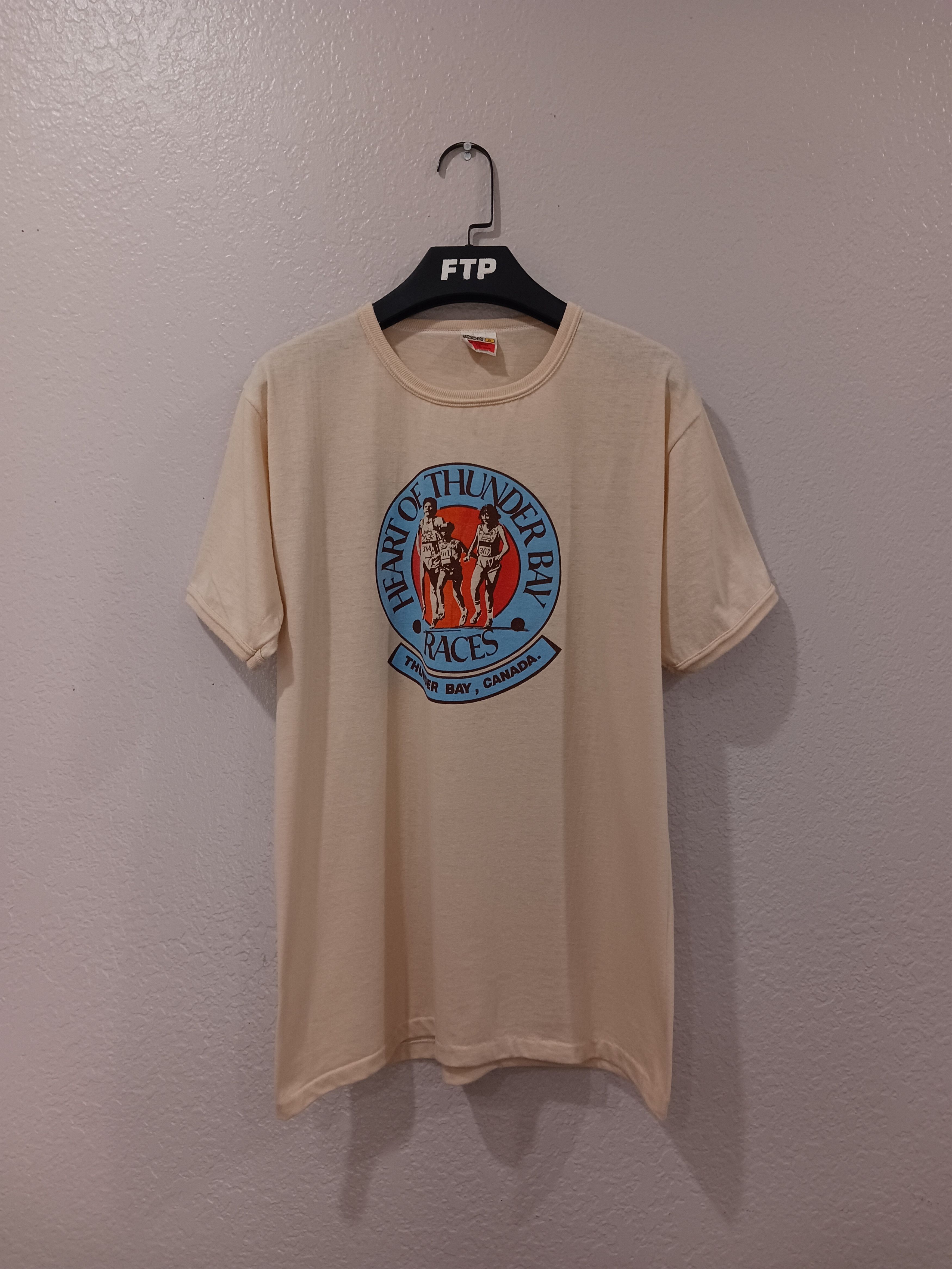 Other × Vintage Heart Of Thunder Bay Races Rotary Club Vintage 1980s Tee Size US L / EU 52-54 / 3 - 1 Thumbnail