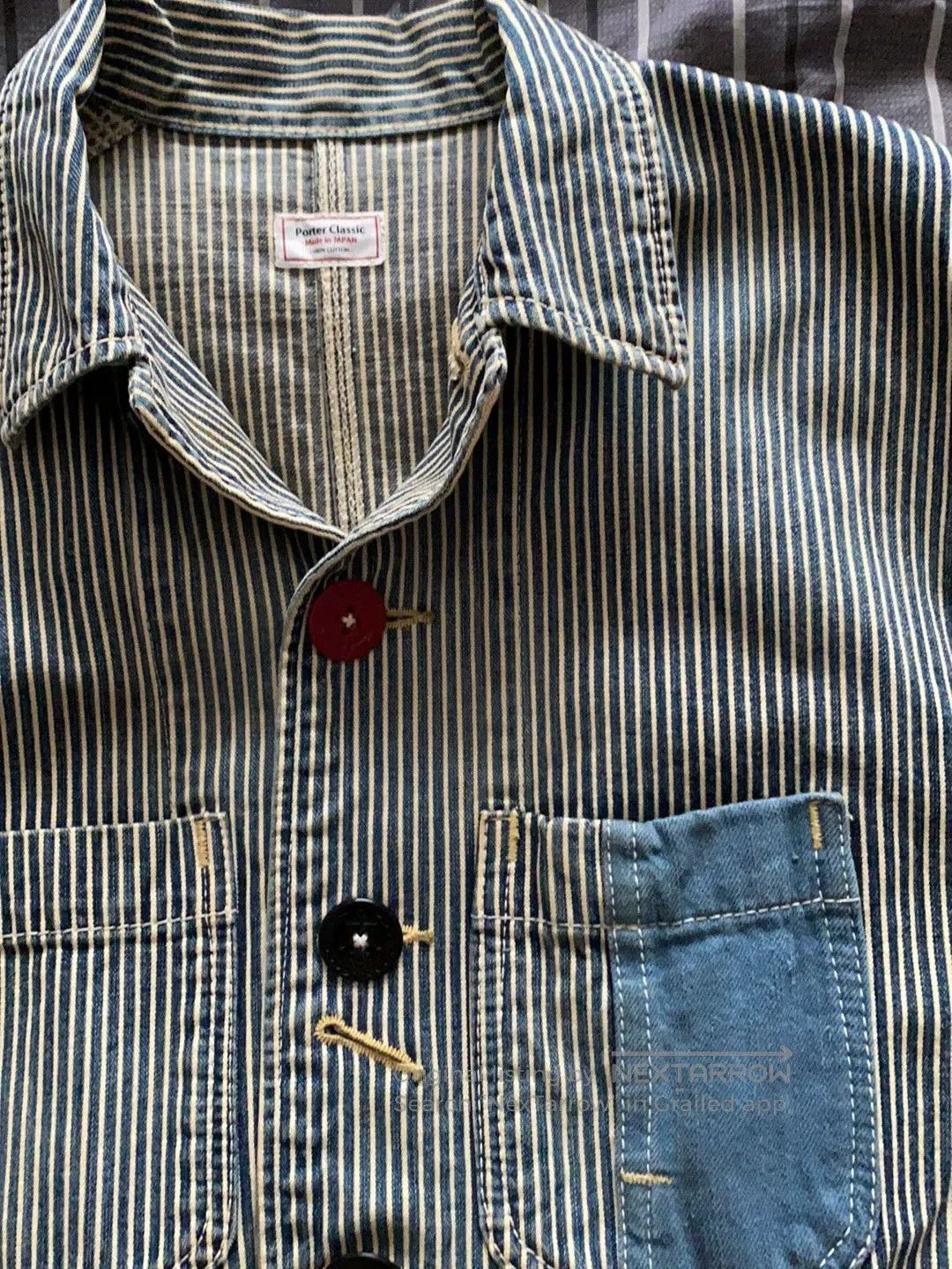 Porter Classic Porter Classic Retro Stripe Work Jacket. Size US M / EU 48-50 / 2 - 3 Thumbnail