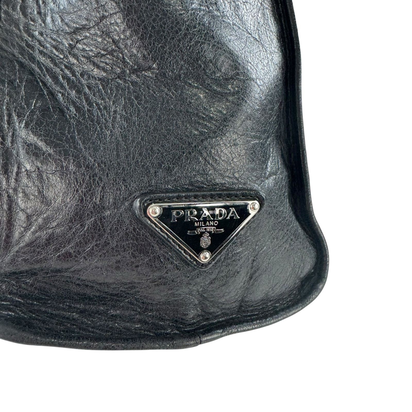 Prada Prada Leather Skull Tote Bag Size ONE SIZE - 16 Thumbnail