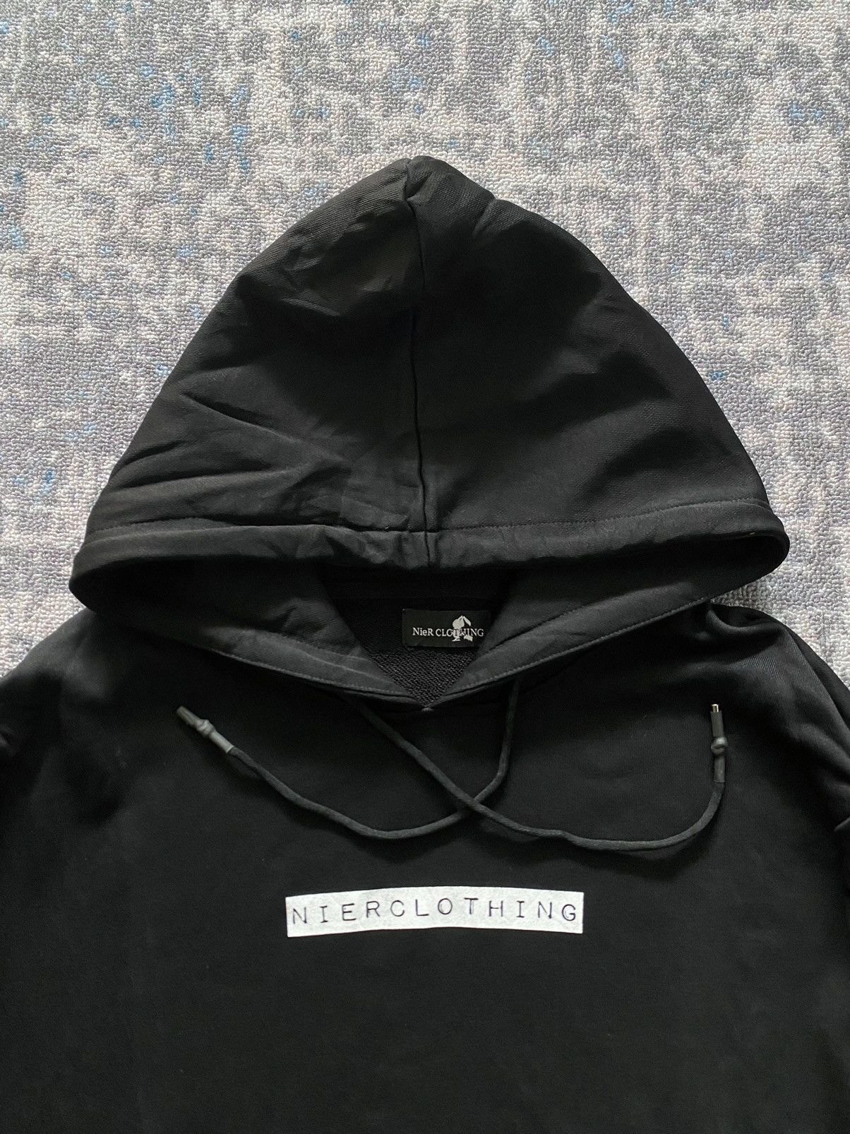 If Six Was Nine Japanes Nier Clothing Lace Up Hoodie Gothic Style Size US L / EU 52-54 / 3 - 3 Thumbnail