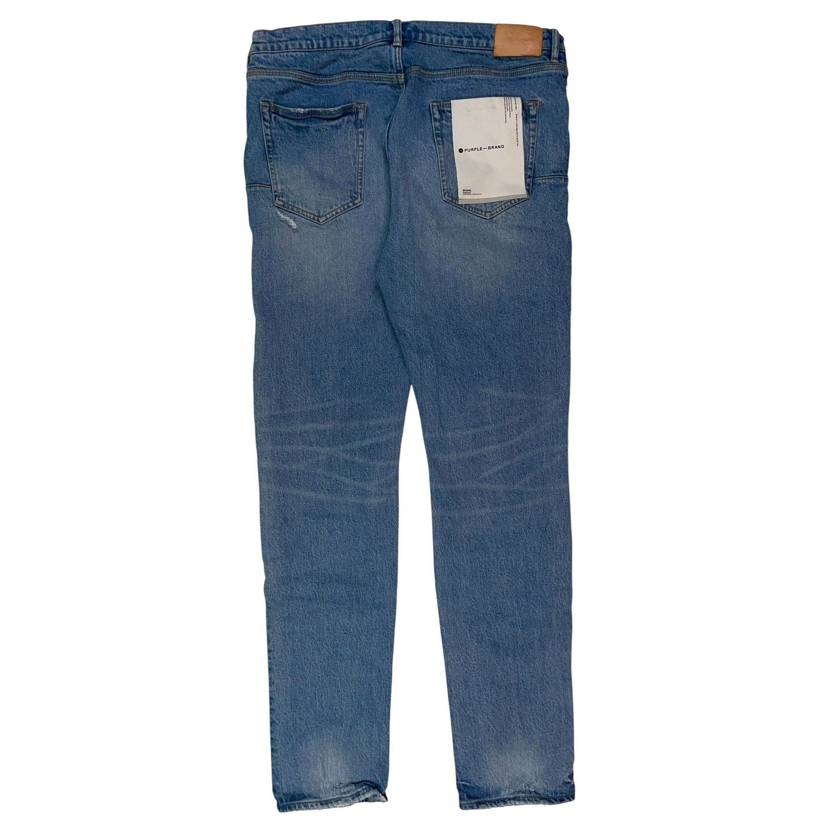 Purple Brand Purple Brand Light Wash Ripped Jeans Size US 38 / EU 54 - 2 Thumbnail
