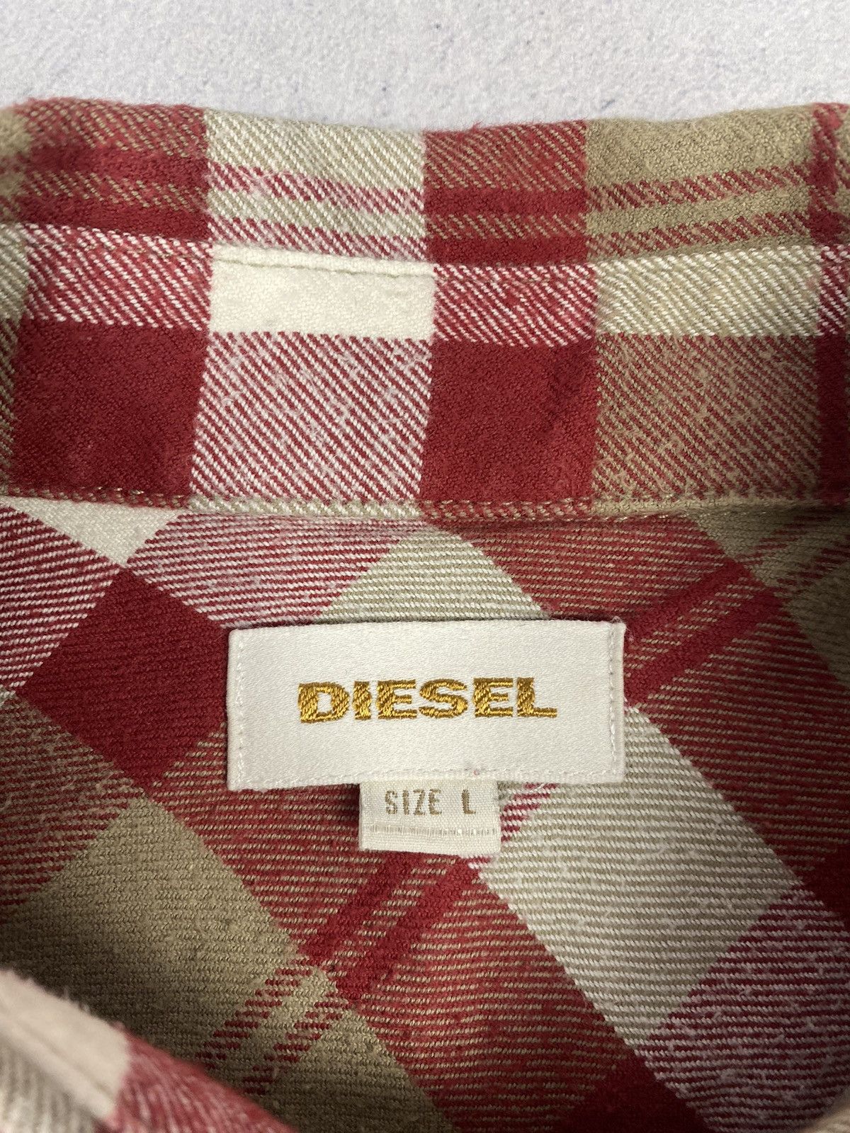 Diesel Diesel Designer Checkered Overshot Jacket Bomber Size US L / EU 52-54 / 3 - 17 Thumbnail