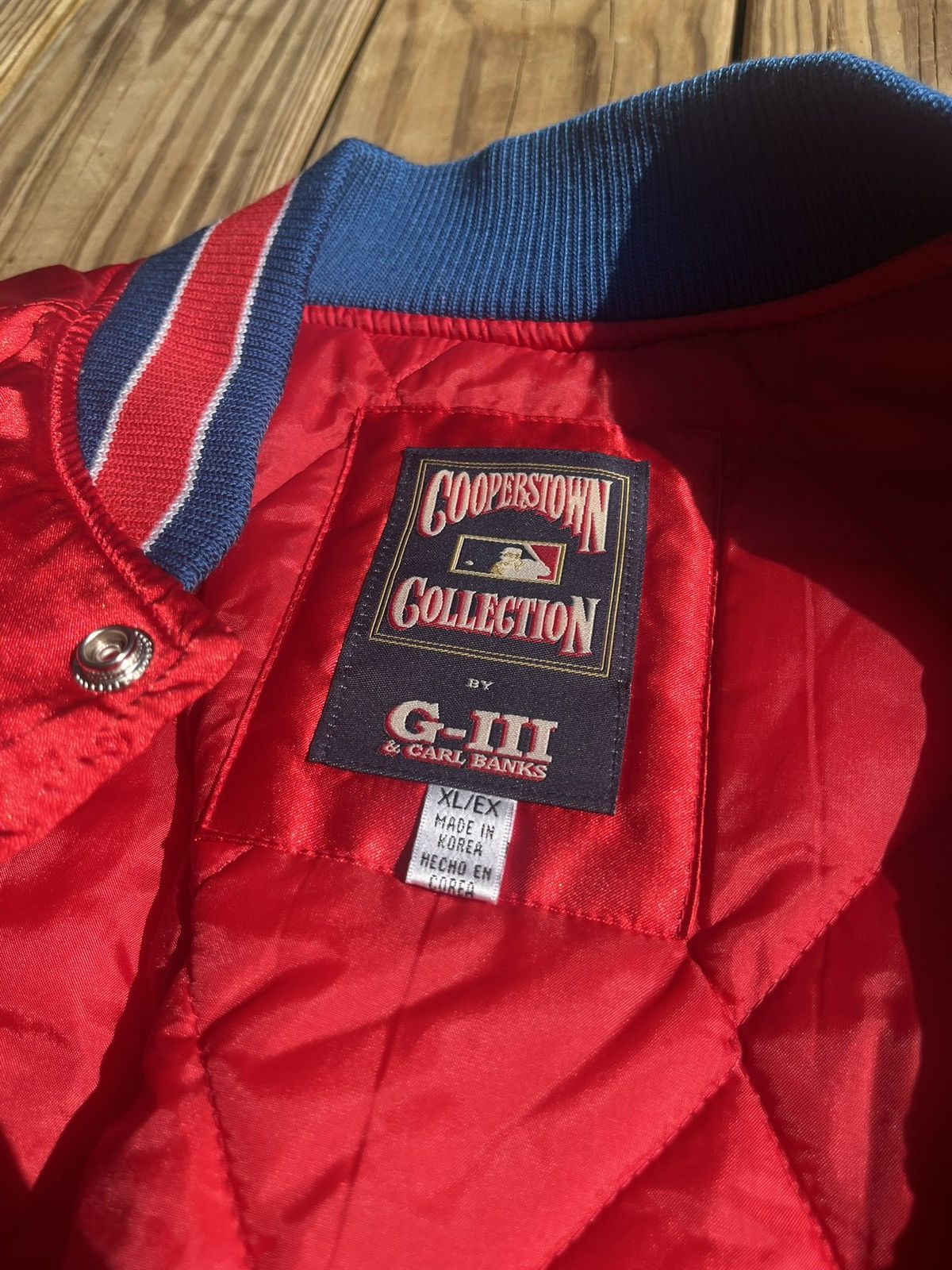 MLB Vtg Atlanta Braves Satin Jacket Size US XXL / EU 58 / 5 - 6 Thumbnail