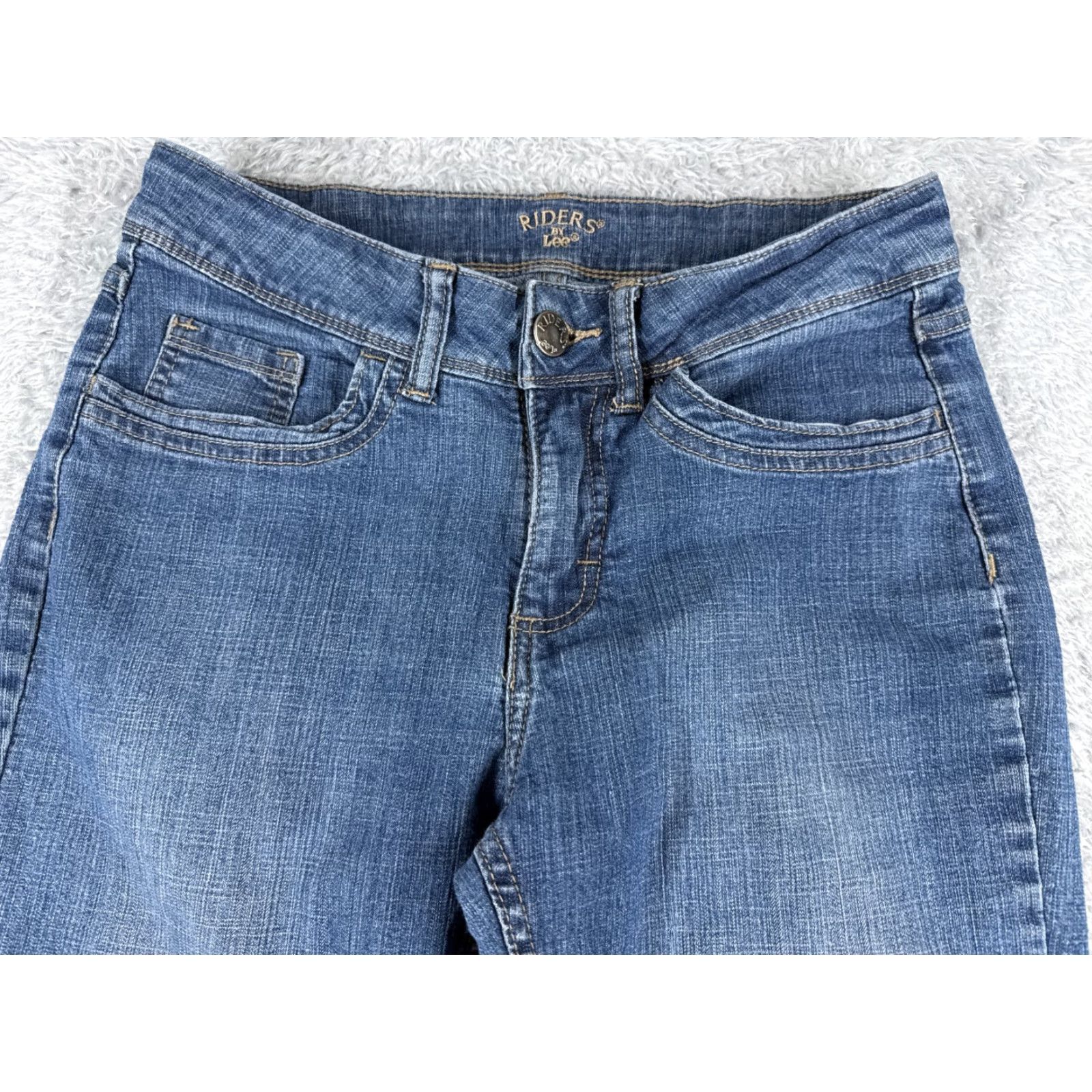Lee VINTAGE Lee Women’s Denim Jeans Bootcut 8 Blue Mid Rise 29x29 Cotton Blend Adults Size 30" / US 8 / IT 44 - 4 Thumbnail