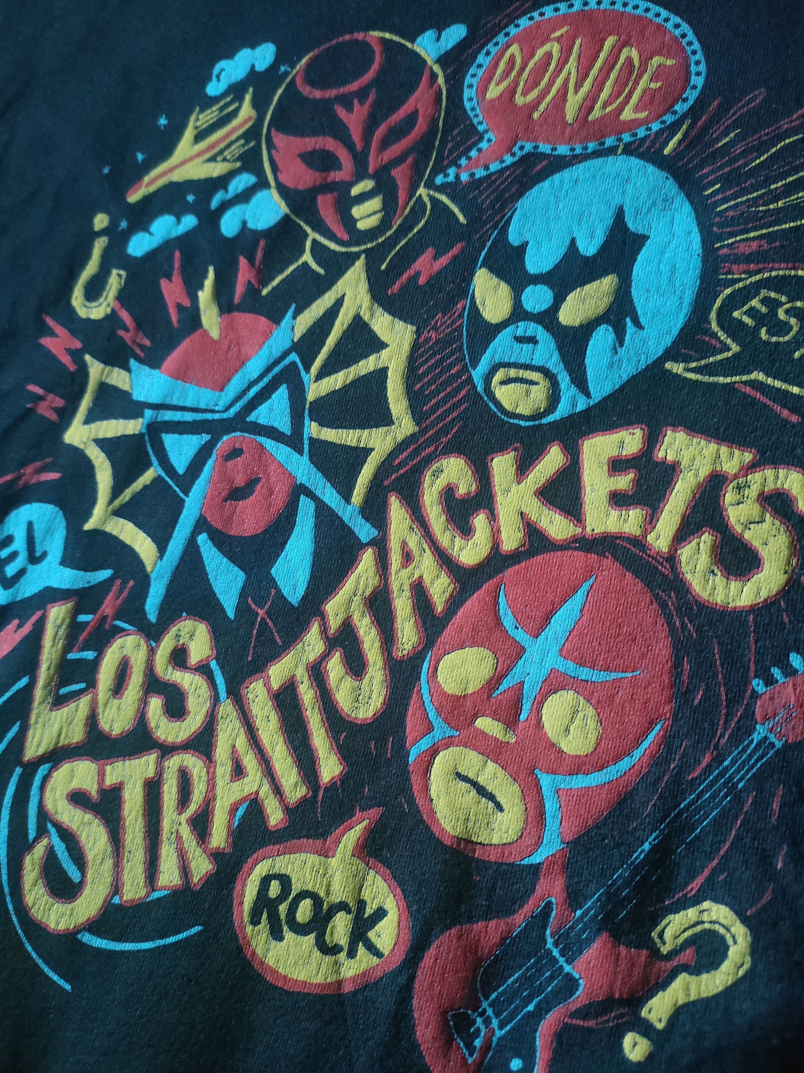Vintage Los Straitjackets Unique Vintage Tee Size US XL / EU 56 / 4 - 4 Thumbnail
