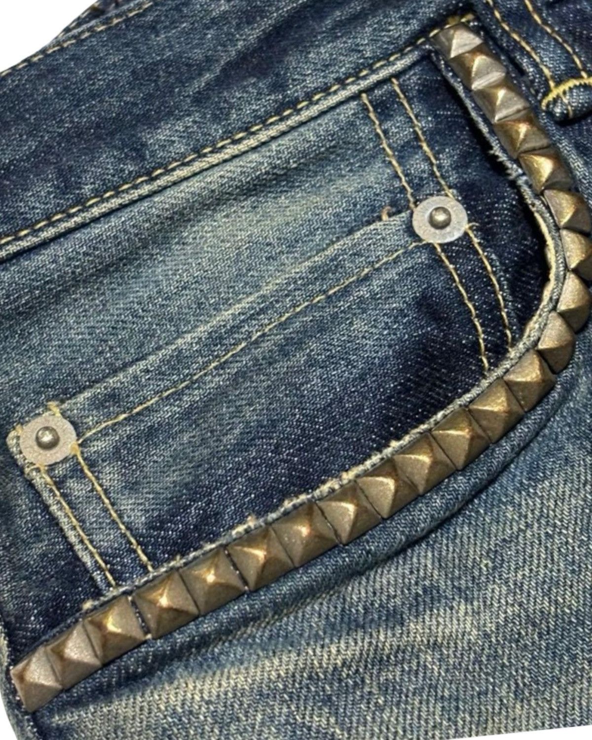 Hysteric Glamour Studded Selvedge Japanese Denim Jeans Size US 29 - 7 Thumbnail