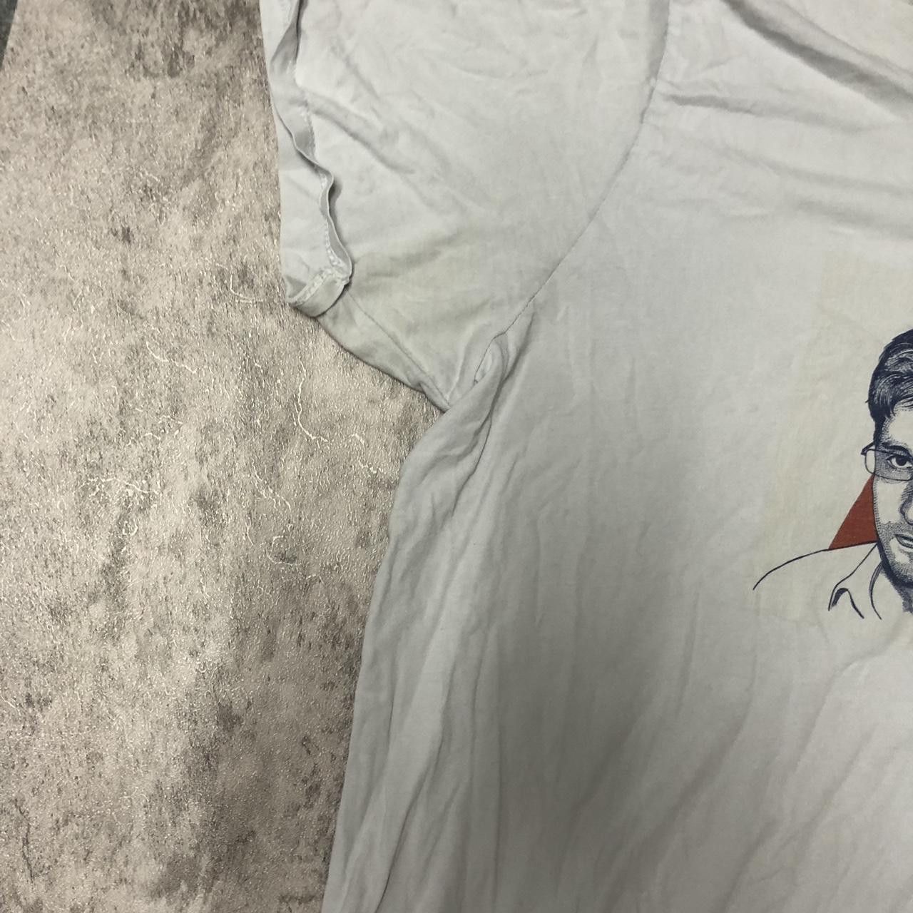 Other White and red Snowden tee #Snowden #Whistleblower Size US XXL / EU 58 / 5 - 2 Thumbnail