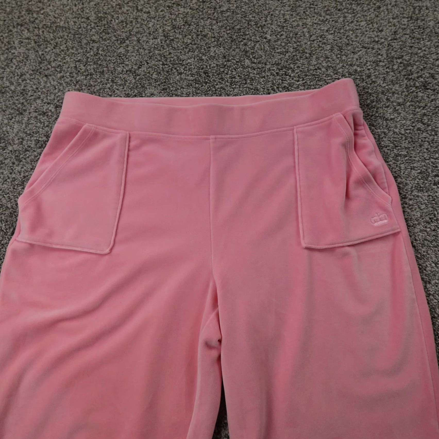 Juicy Couture Juicy Couture Pants Womens XL Pink Boot Velvet Velour Soft Jogger Sweatpants Y2K Size 40" / US 18 - 6 Thumbnail