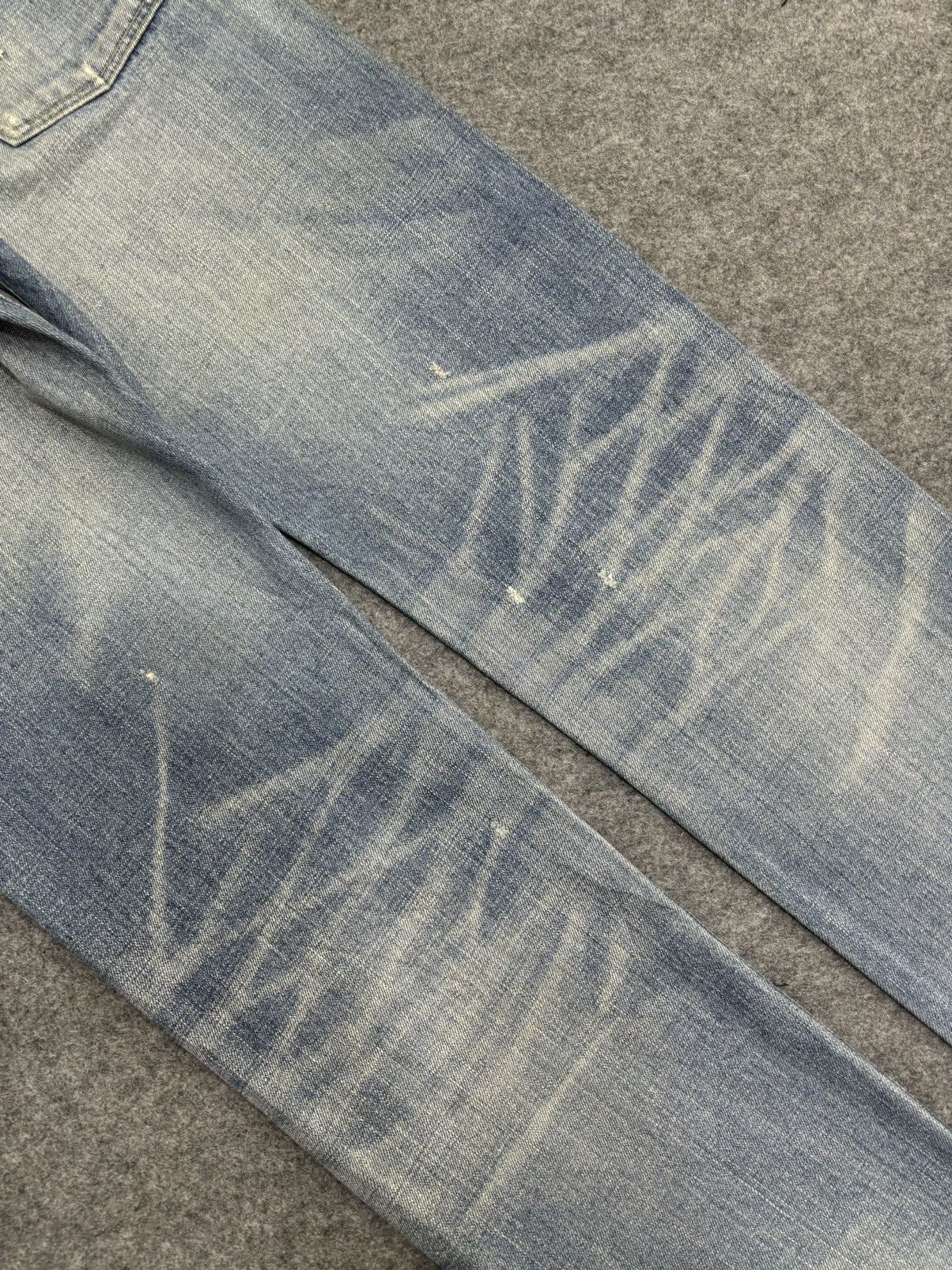 Edwin 💥Insane 90s Style💥Edwin 504ZX Slevedge Distressed Denim F538 Size US 31 - 19 Thumbnail