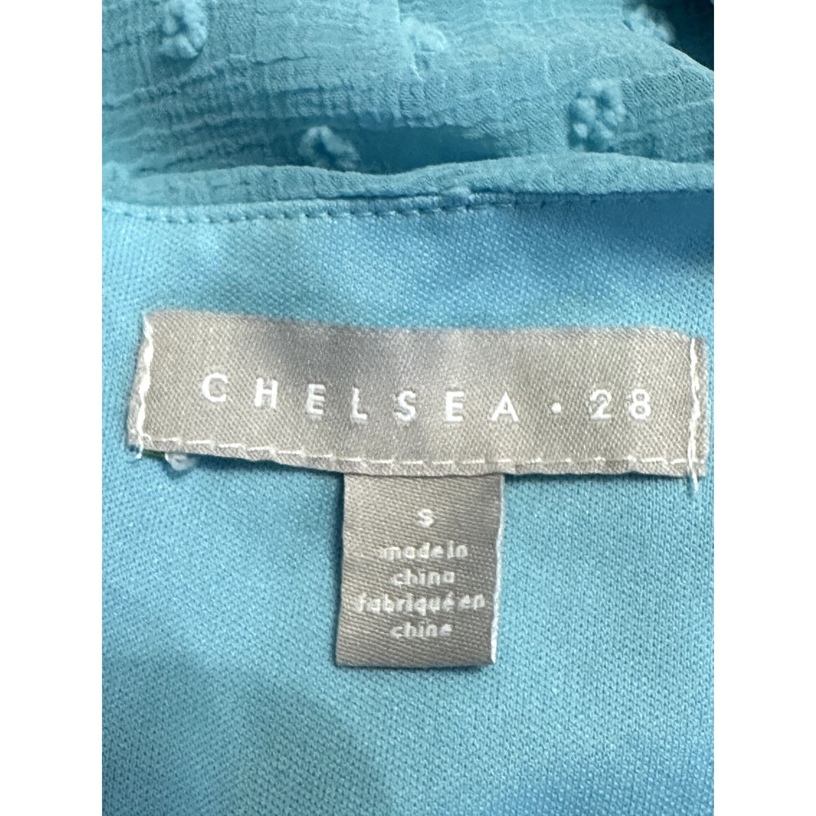 Other Chelsea 28 Faux Wrap Mini Dress Flutter Sleeves Blue S NWOT Size S / US 4 / IT 40 - 9 Thumbnail