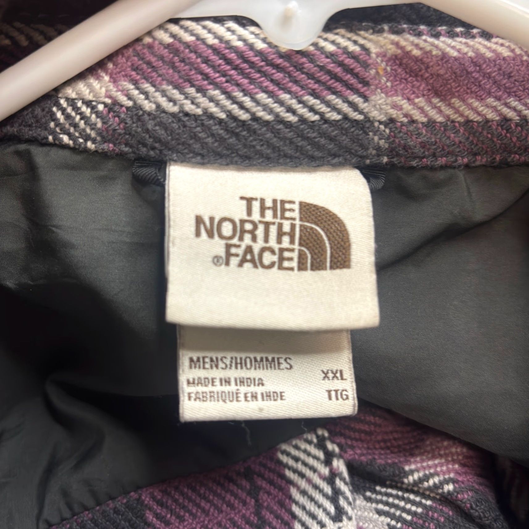 The North Face The North Face Plaid Flannel Shirt 2XL Mens Purple Plaid Button-Up Valley Twill Shacket Overshirt Size US XXL / EU 58 / 5 - 3 Thumbnail