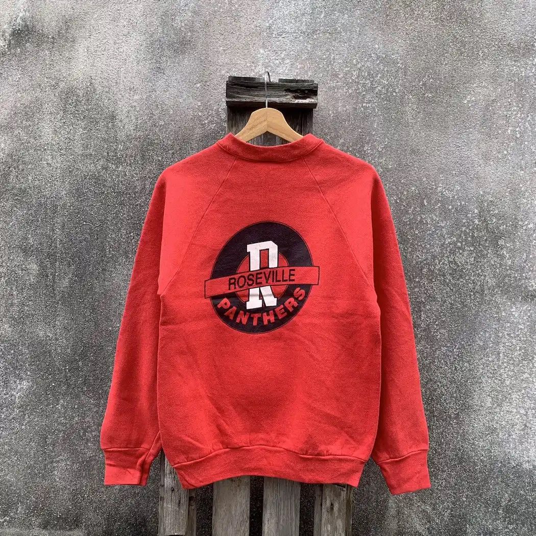 Fruit Of The Loom × Vintage 1990’s Vintage Roseville Crewneck Sweater Jumper Pullover Size US M / EU 48-50 / 2 - 10 Thumbnail