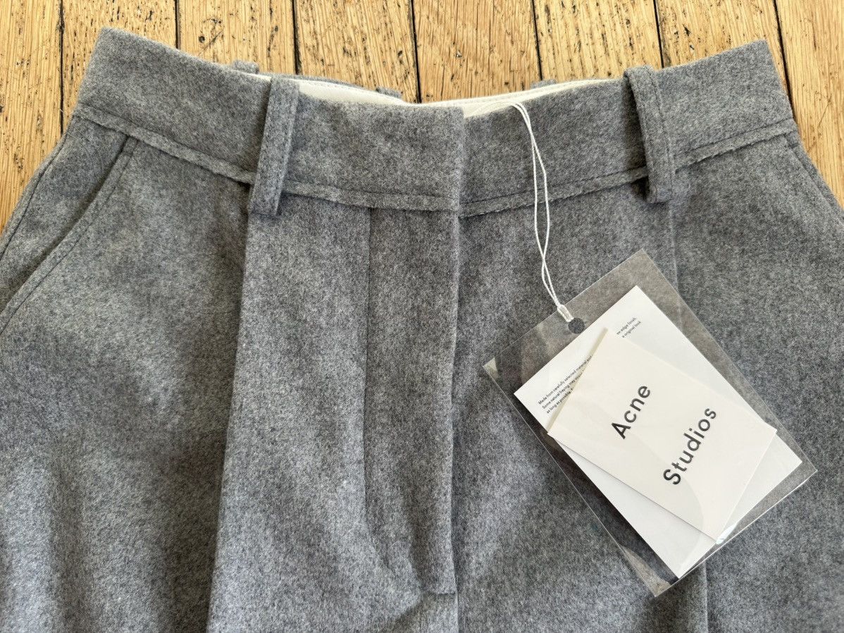 ACNE STUDIOS grey wool trousers NWT