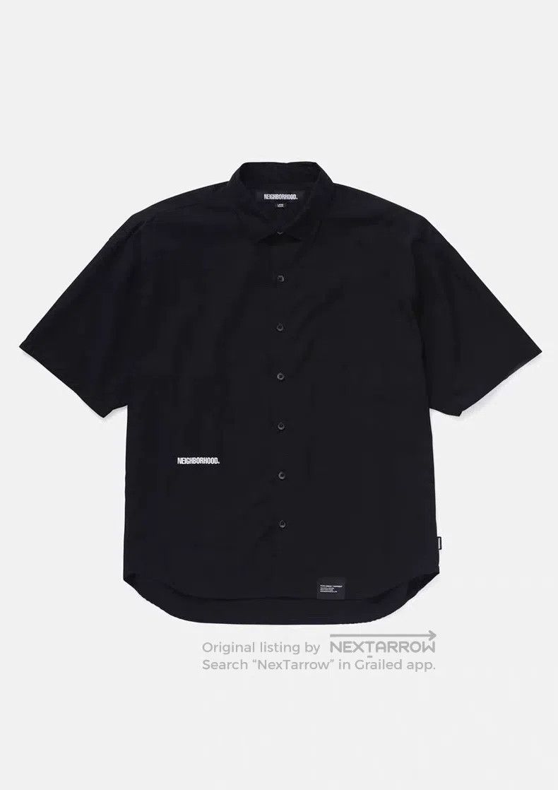 Neighborhood Neighborhood Pocket Logo Button-down Short-sleeve Shirt Size US S / EU 44-46 / 1 - 1 Thumbnail
