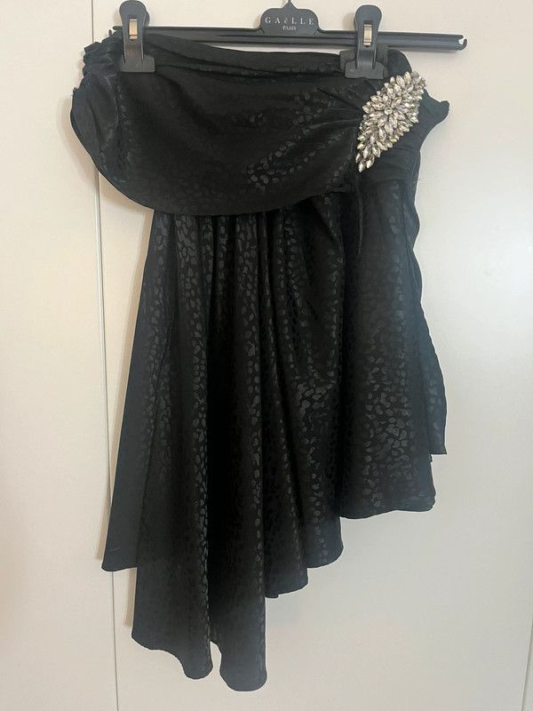 Dodo Bar Or Dodo Bar Or Asymetric Knee Length Skirt In Black Size 28" / US 6 / IT 42 - 5 Thumbnail