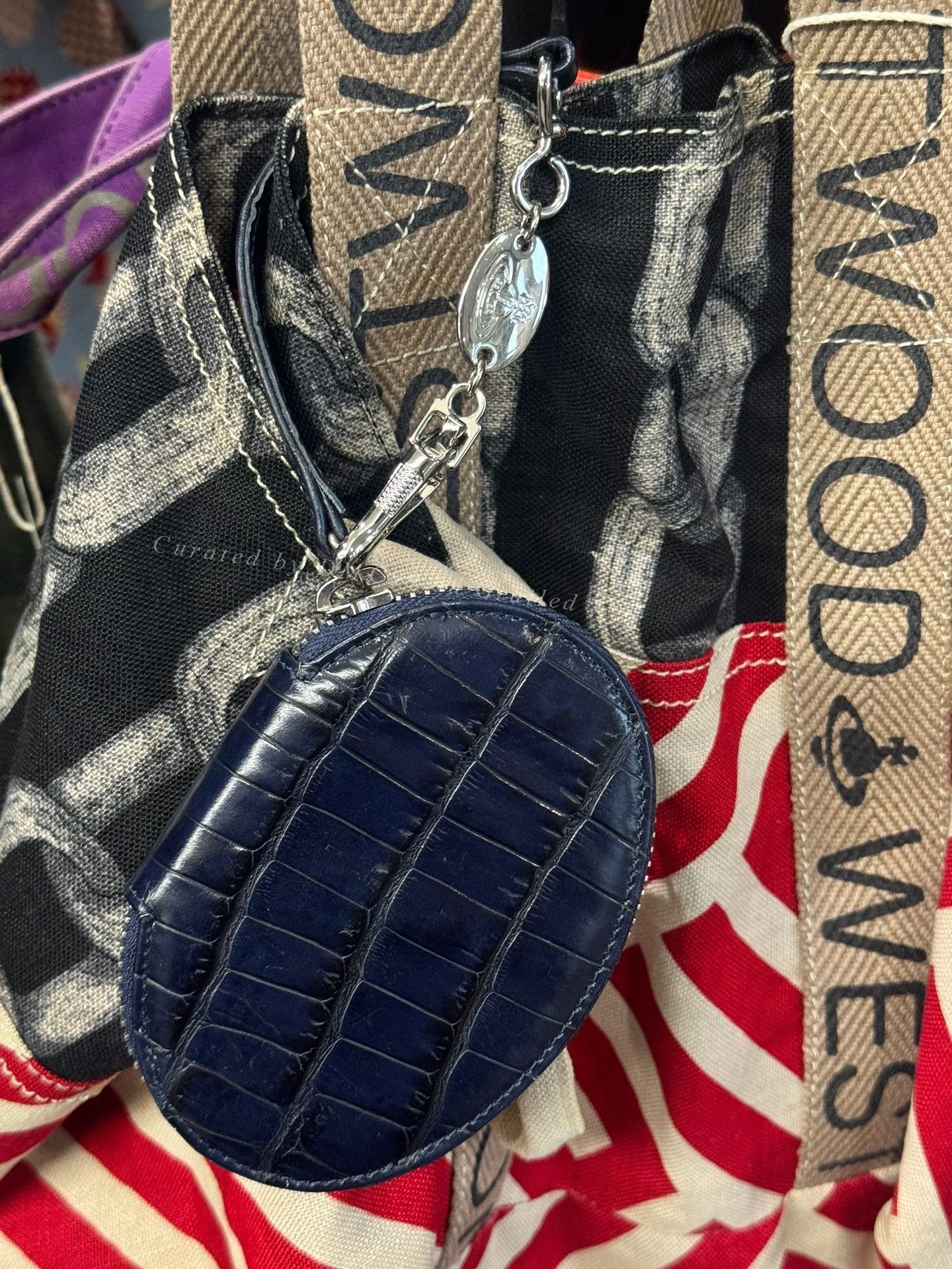 Vivienne Westwood Croc Embossed Small Bag