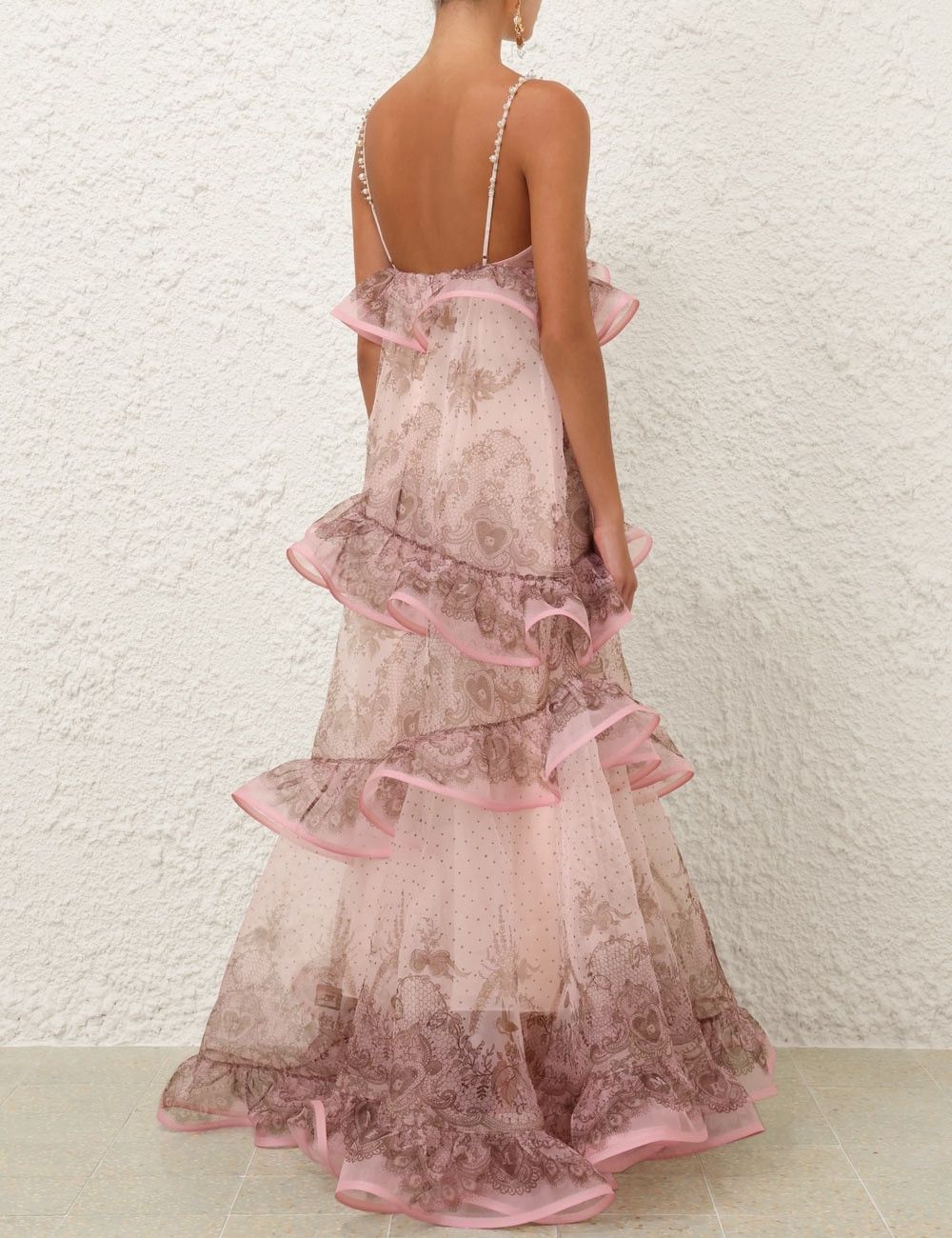 Zimmermann o1w1db10925 Crush Embellished Maxi Dress in Multicolor Size XS / US 0-2 / IT 36-38 - 4 Thumbnail