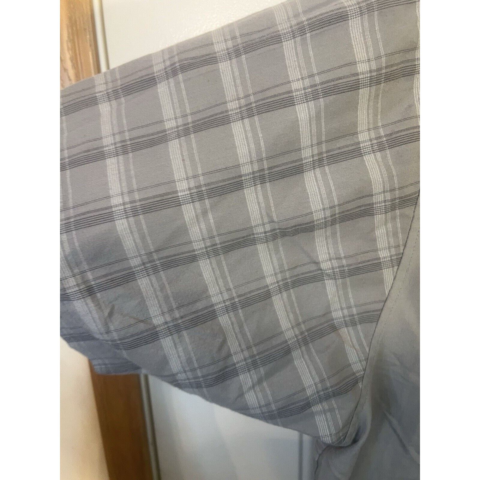 Bugle Boy VINTAGE Bugle Boy Mens Button Up Shirt Gray Plaid Large 2XL Size US L / EU 52-54 / 3 - 6 Thumbnail