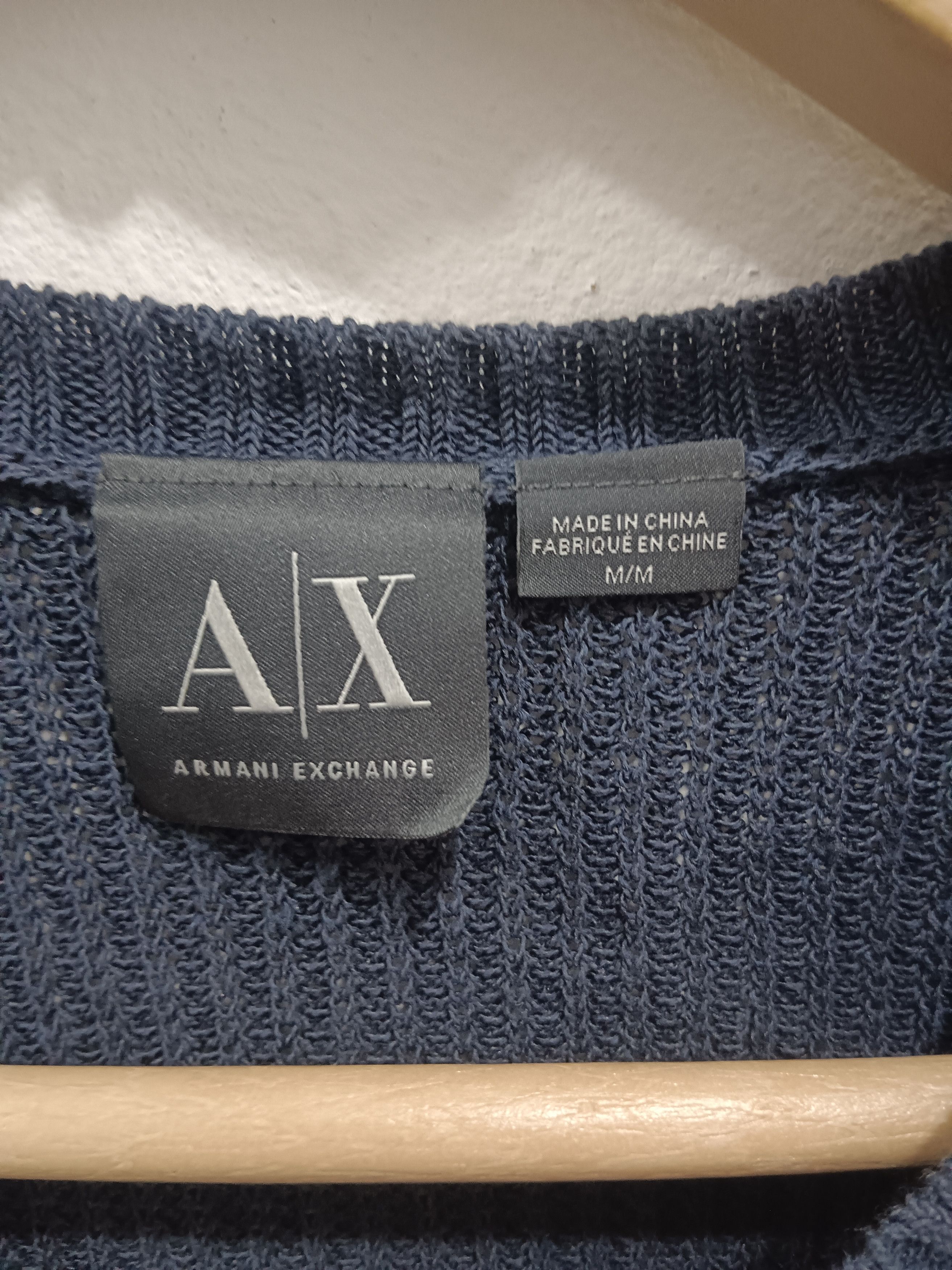 Armani Exchange Armani Exchange V-Neck Sweater Size US M / EU 48-50 / 2 - 4 Thumbnail