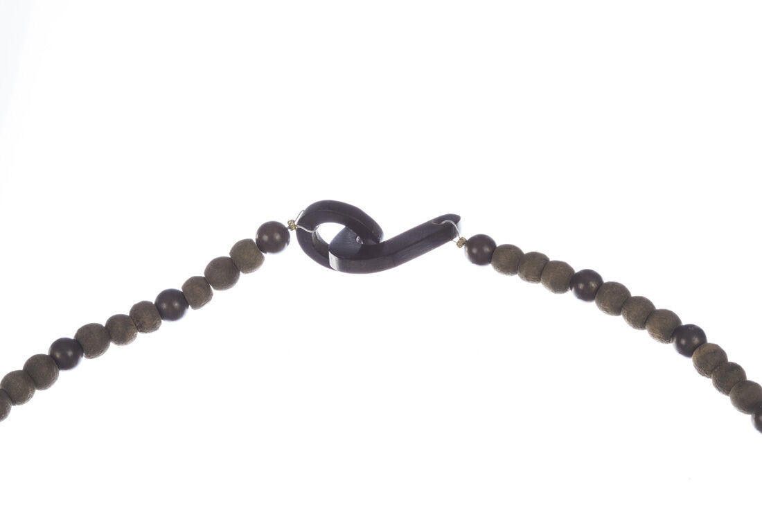 Designer African Wood Safari Bead Charm Necklace Size ONE SIZE - 6 Thumbnail
