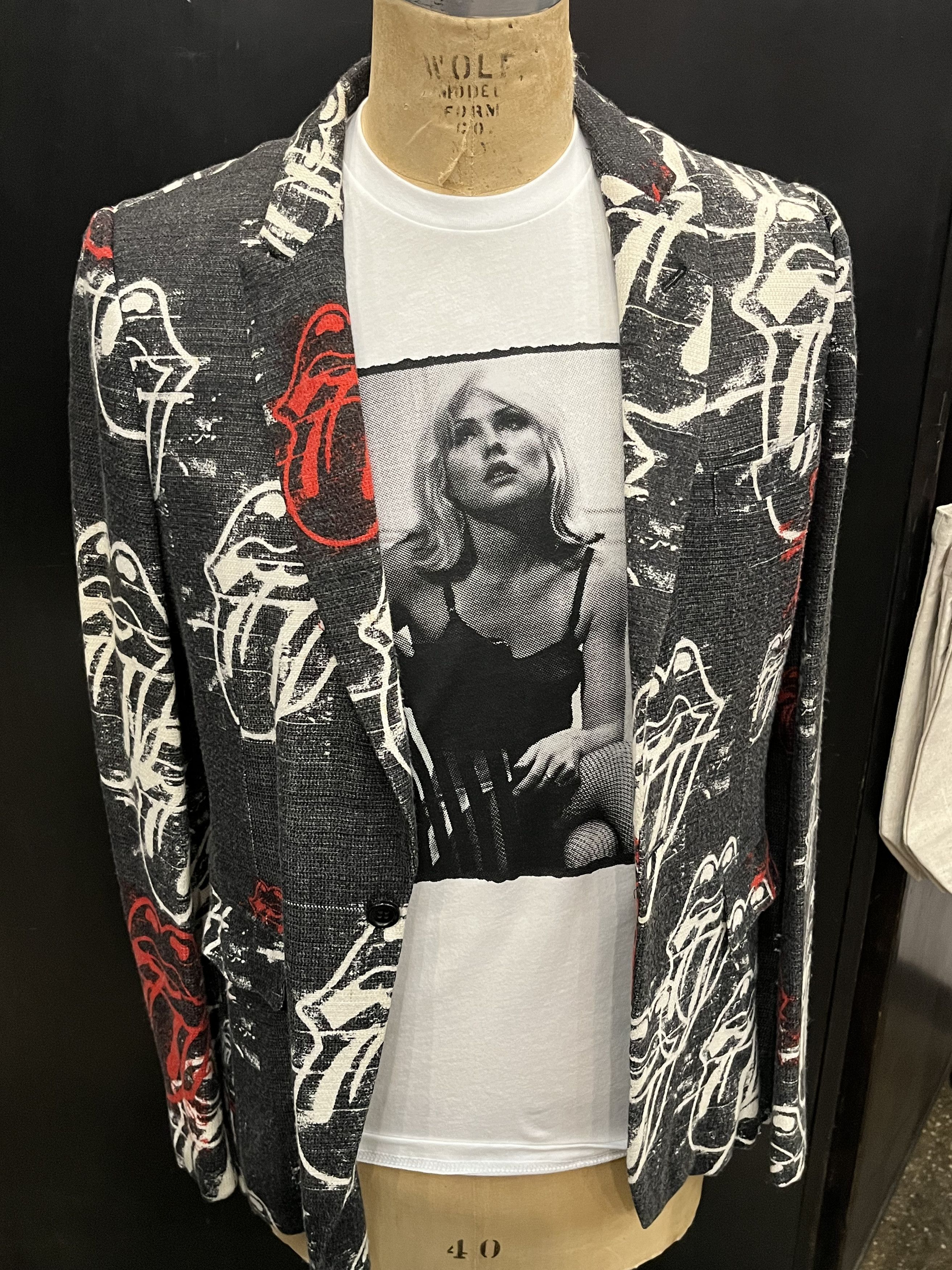 Comme des Garcons Homme Plus Rolling Stone Logo Jacket Size US M / EU 48-50 / 2 - 1 Thumbnail