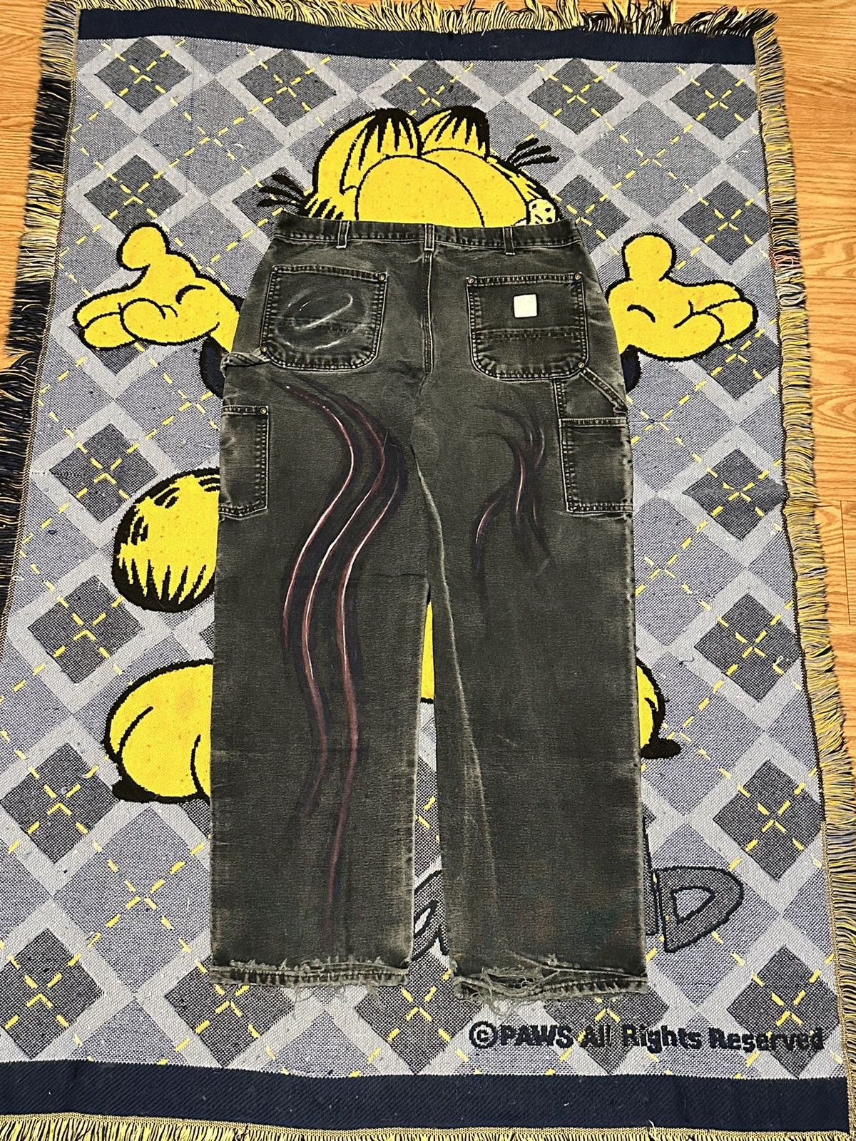 Carhartt Vintage CRAZY CUSTOM Carhartt Double Knee Carpenter Pant 1/1 Size US 35 - 7 Thumbnail