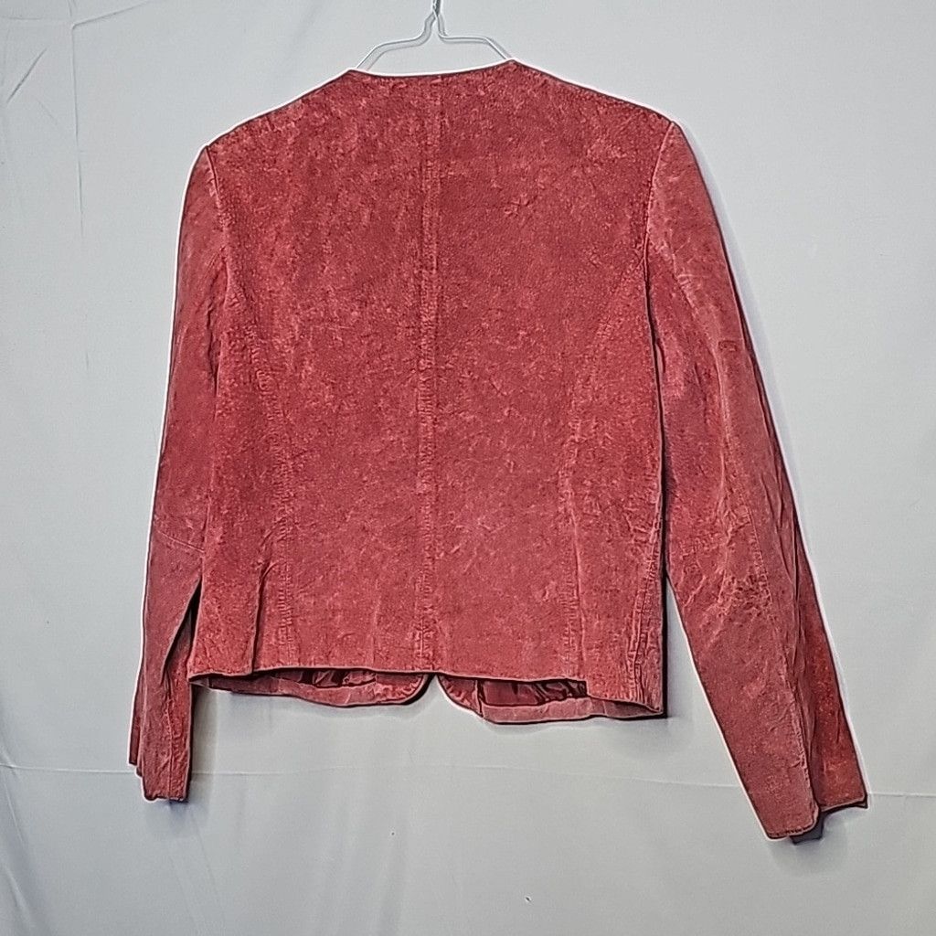 Pendleton 1980's Pendleton 100% leather vintage wine 5 button jacket M Size M / US 6-8 / IT 42-44 - 9 Thumbnail