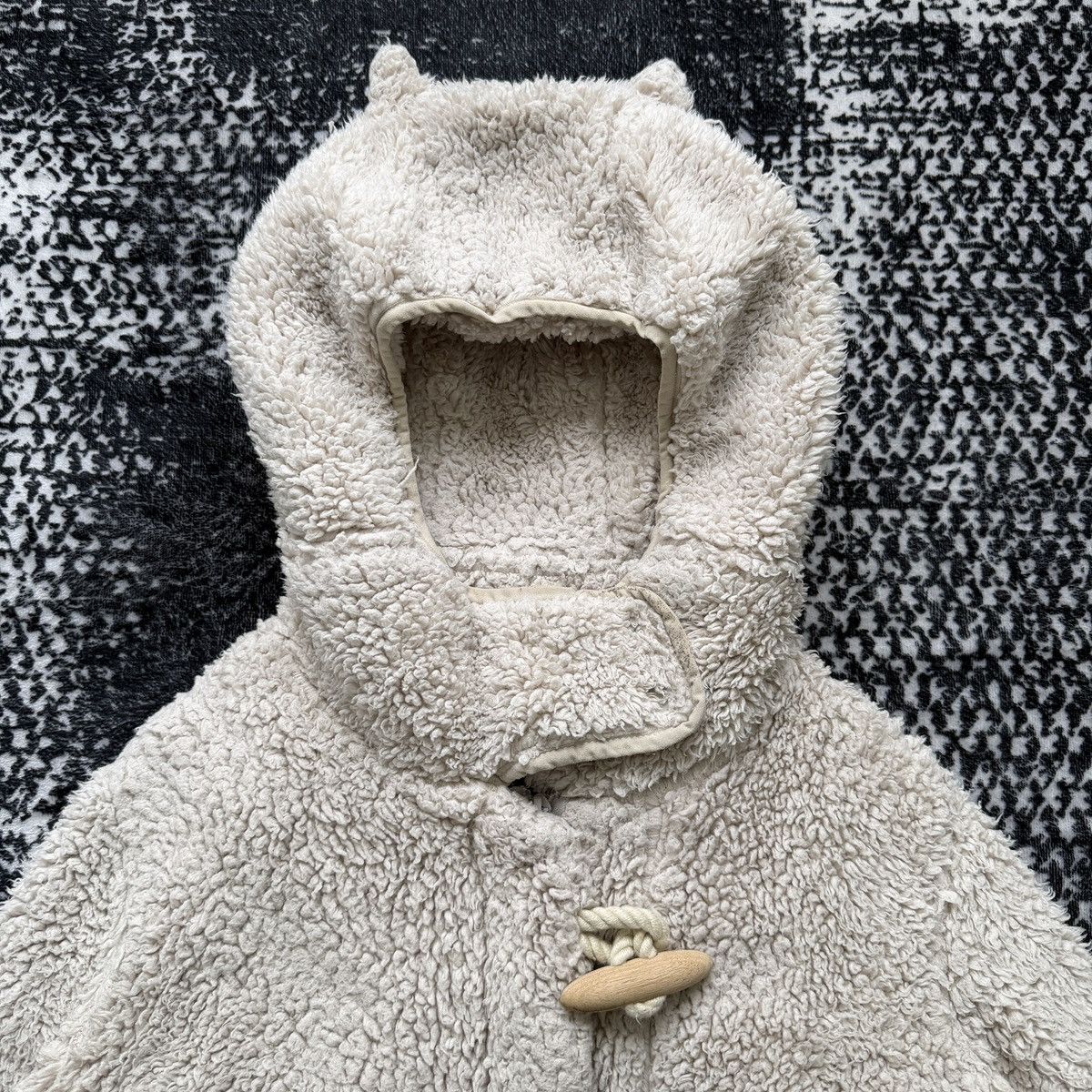 mercibeaucoup Mercibeaucoup Fleece Sheep Ear Hoodie Size US S / EU 44-46 / 1 - 2 Thumbnail