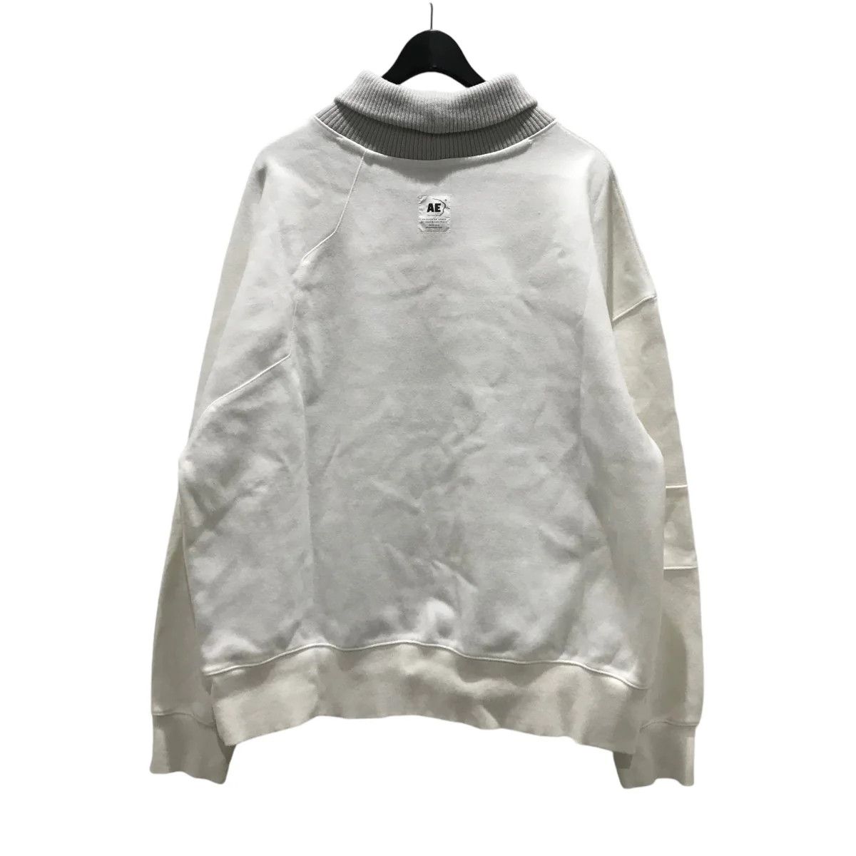 Ader Error AW19 Raglan Embroidered Logo Turtleneck Sweatshirt Size US XL / EU 56 / 4 - 2 Thumbnail